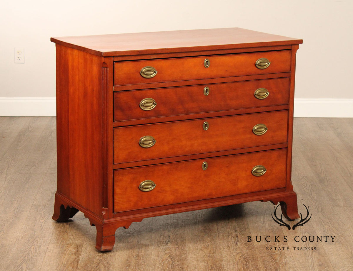 Antique Chippendale Mid-Atlantic Cherry Chest of Drawers