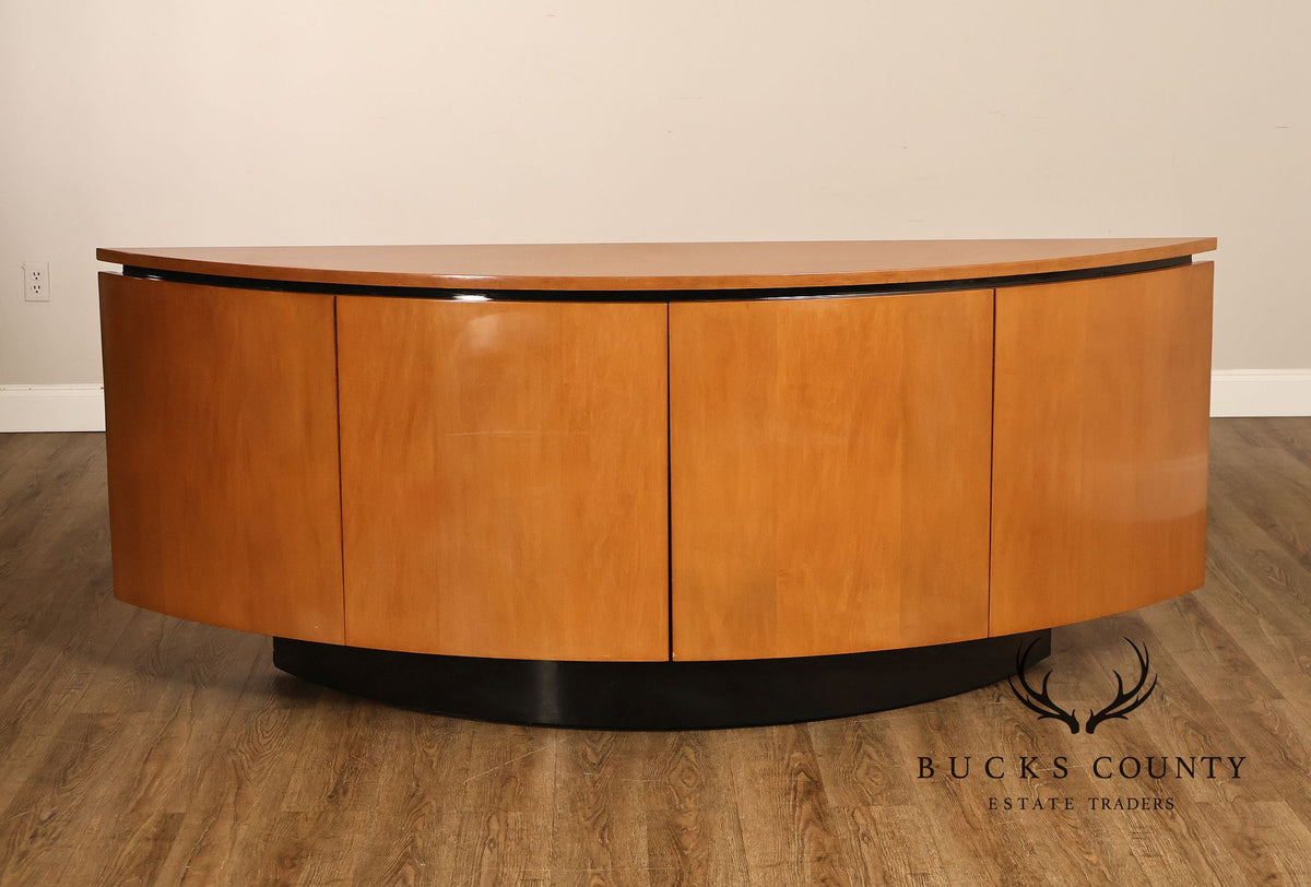 Pietro Costantini Contemporary Curved Four Door Wood Buffet