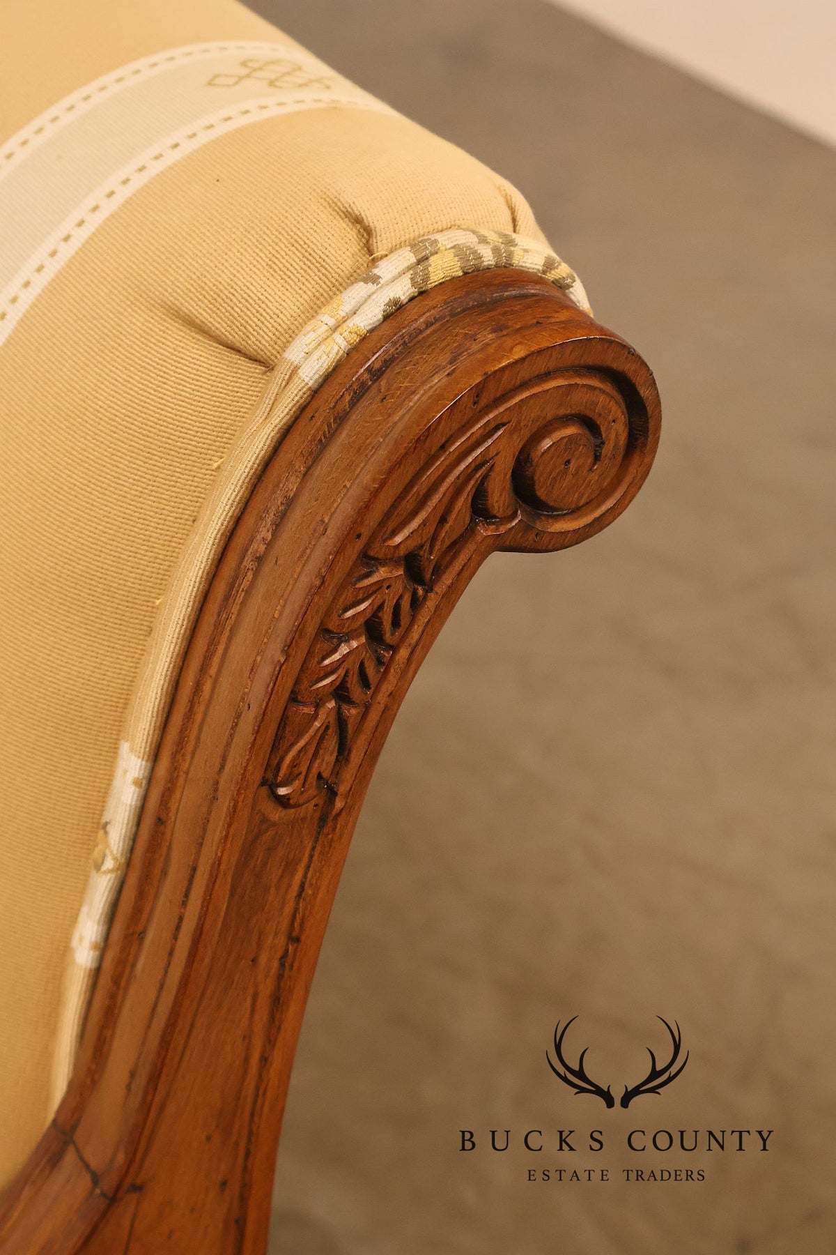 Sherrill Furniture Regency Style Pair of Bergere Armchairs