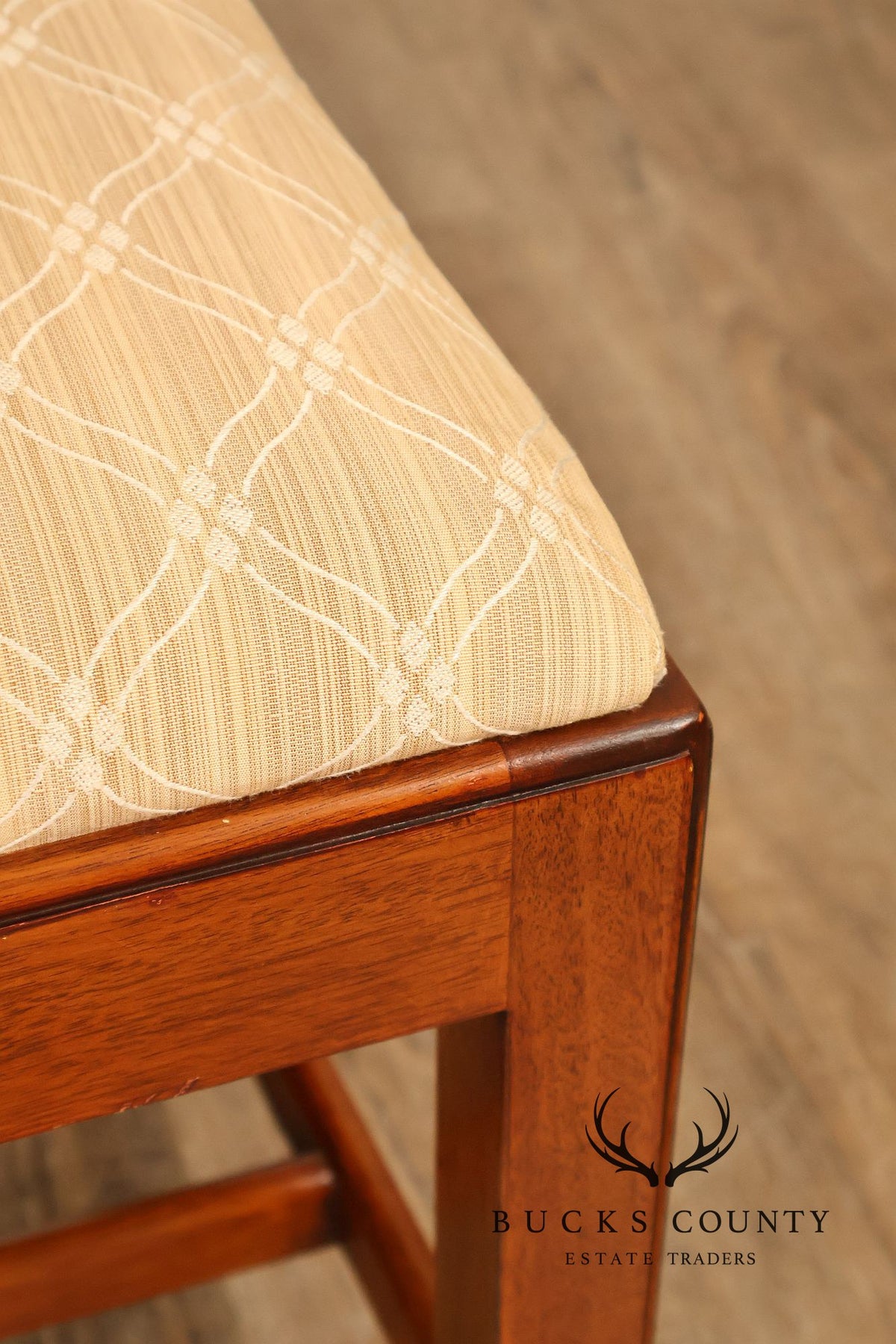 EJ Victor Set Of Six Chippendale Style Mahogany Dining Chairs