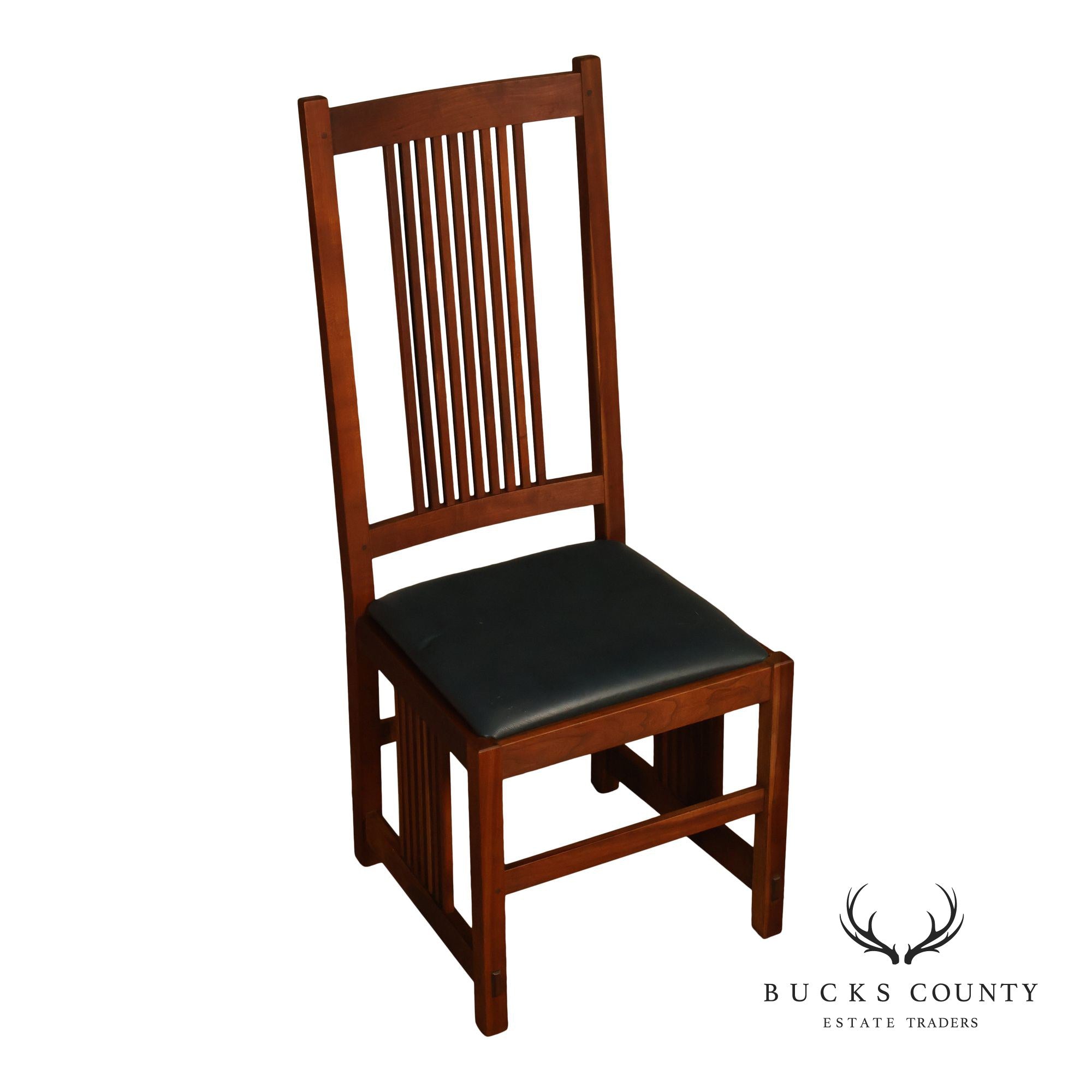 Stickley Mission Collection Cherry Spindle Dining Chair