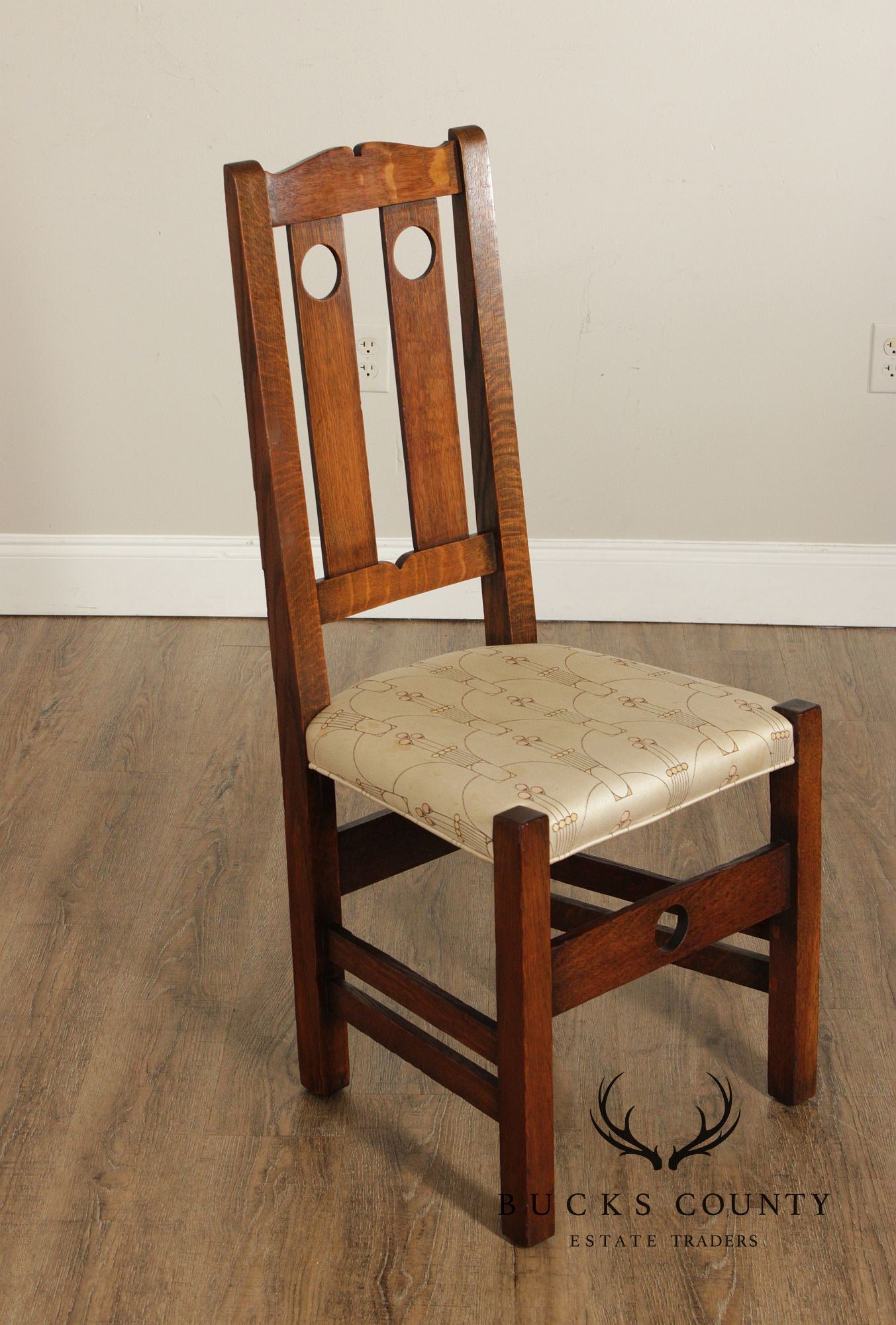 Stickley Brothers Mission Oak Pair of Side Chairs