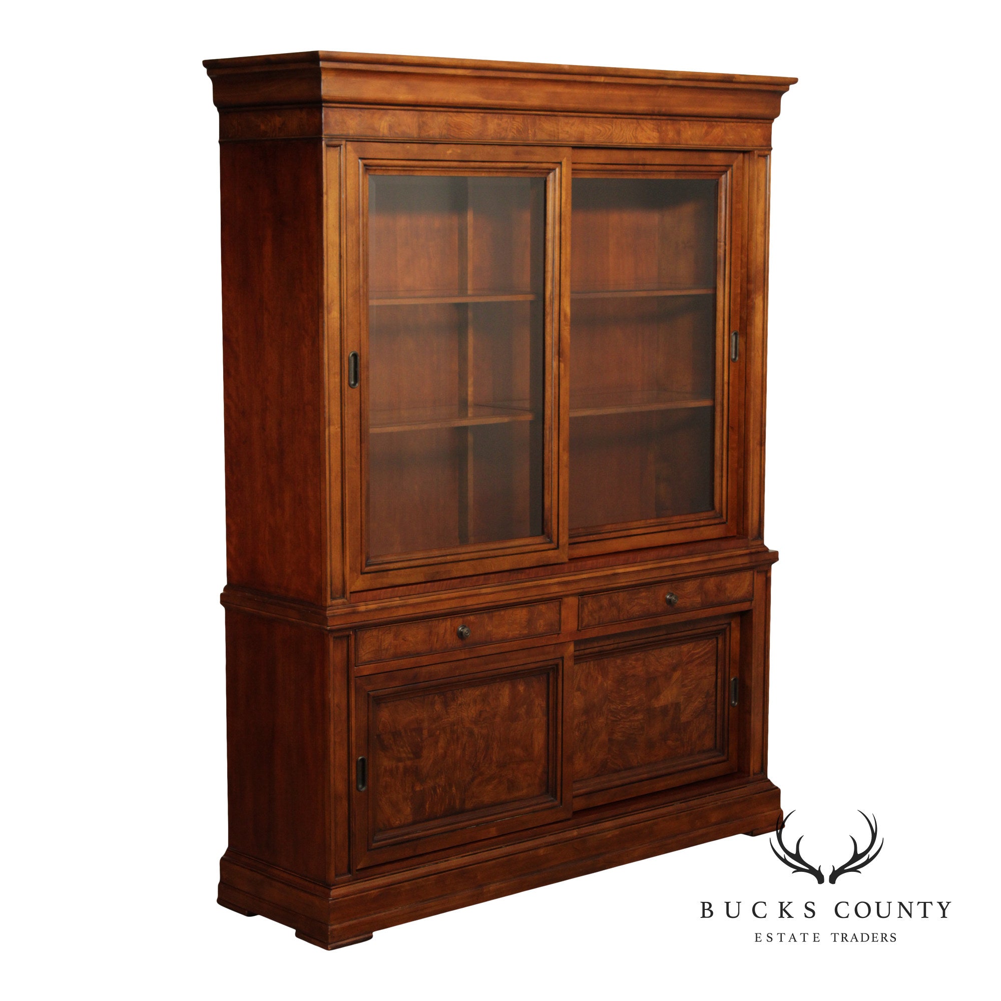 Ethan Allen 'Townhouse' Burlwood Bookcase