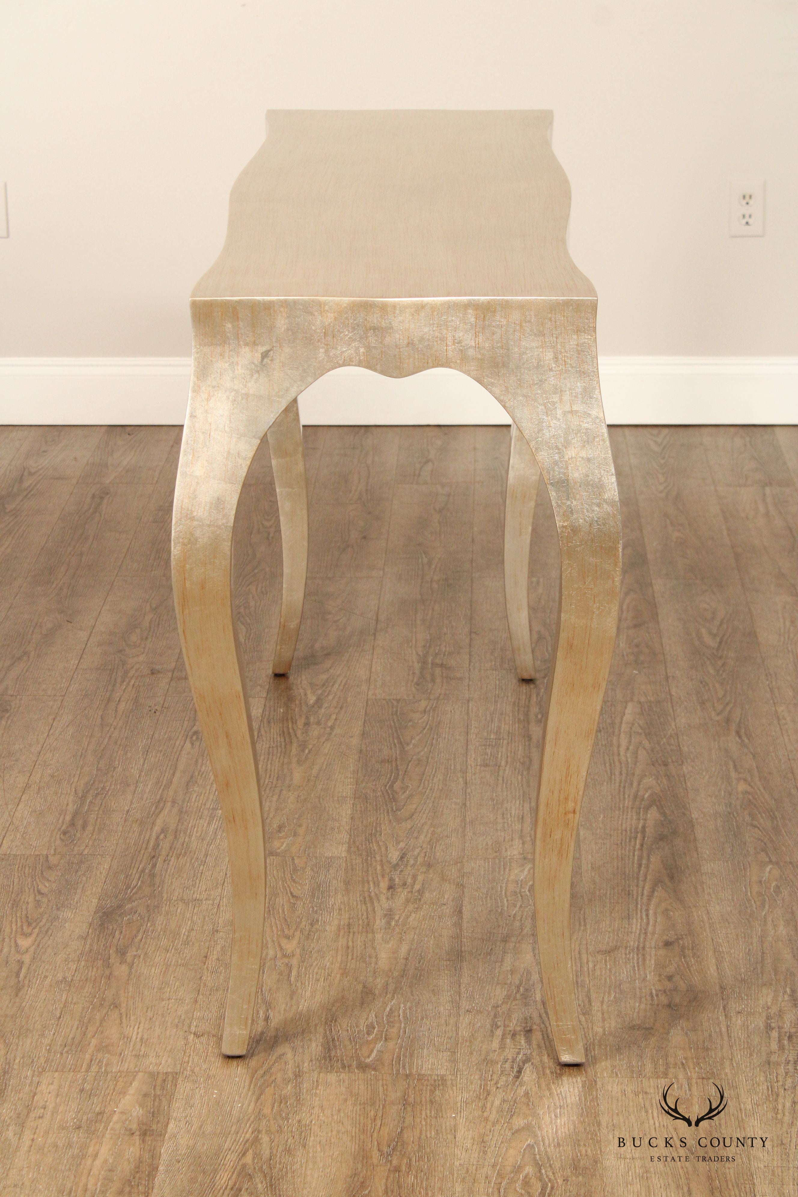 Alden Parkes 'Chantal' Gold Finished Console Table