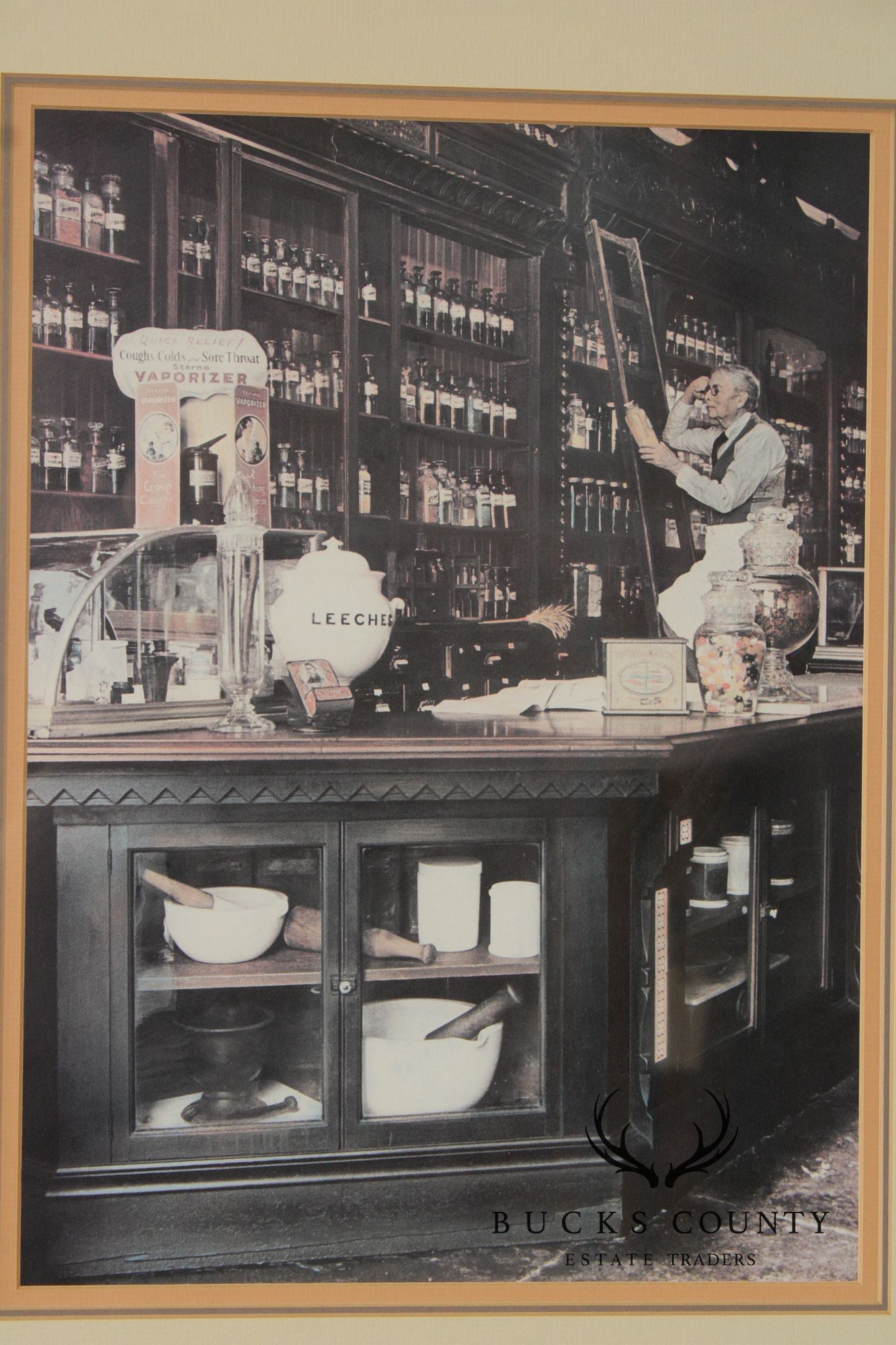 Vintage Pair of Framed Prints, New Orleans Pharmacy Museum