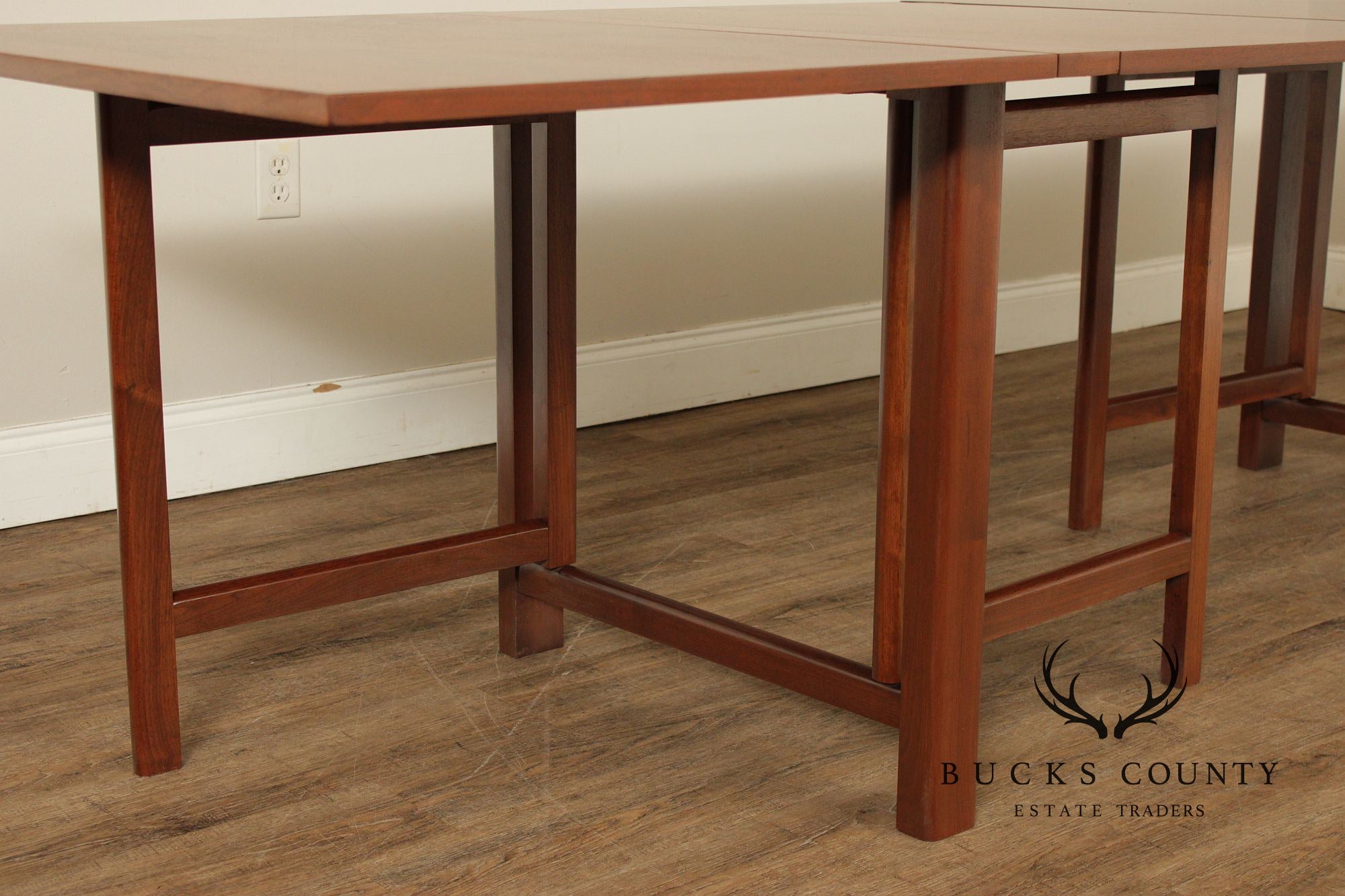 Bruno Mathsson Teak Drop-Leaf Banquet Dining Table