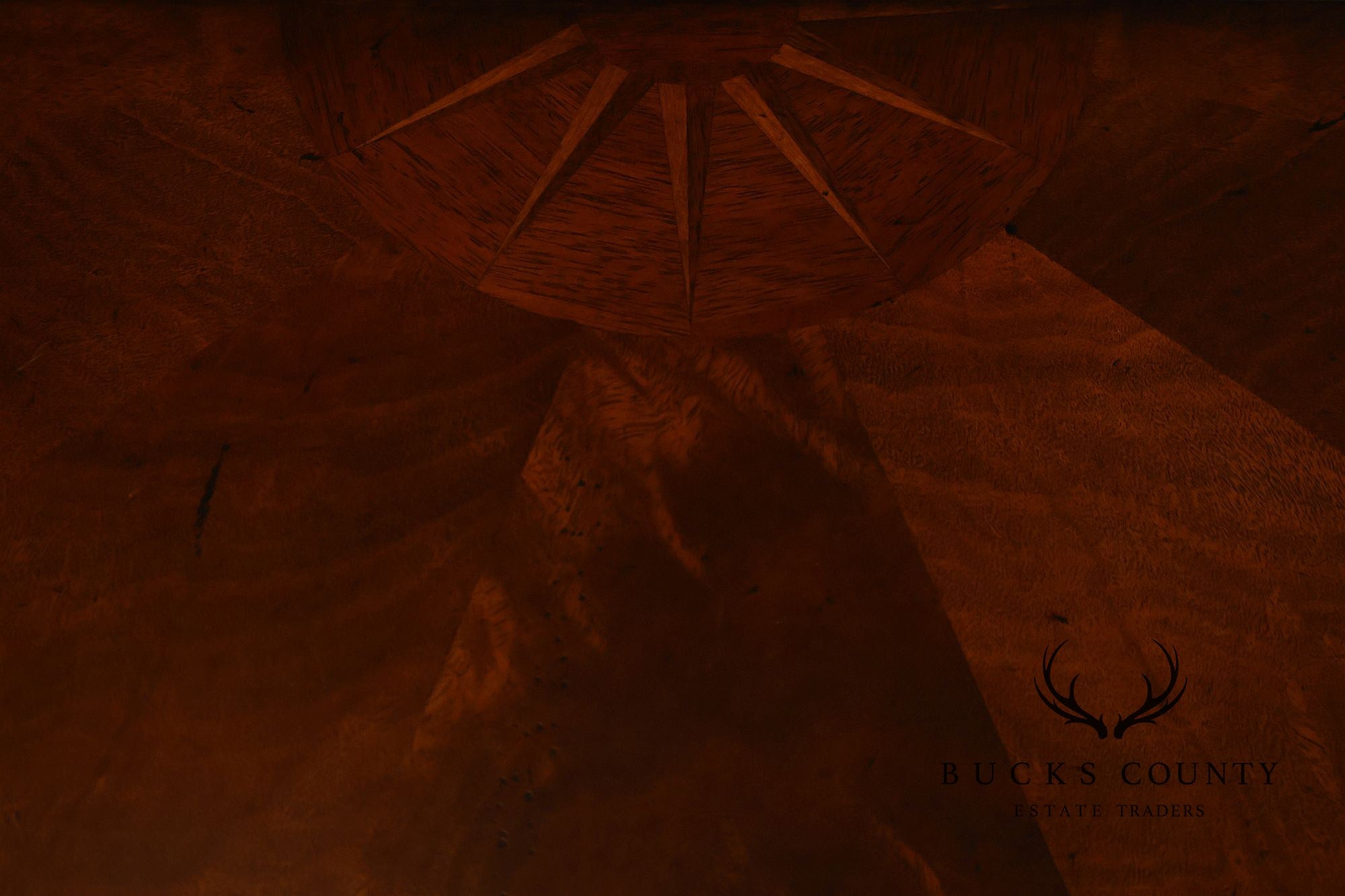 Mahogany Adams Style Carved Demilune Console Table