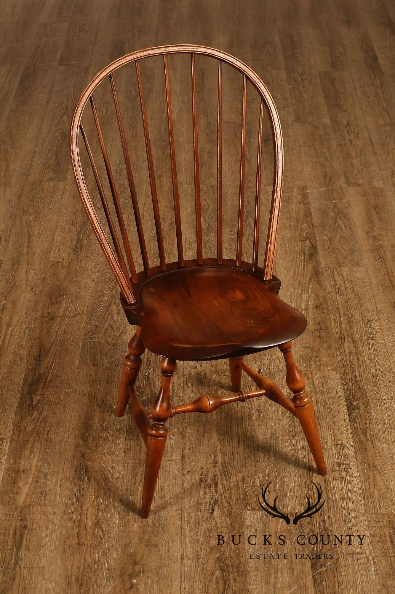 Warren Chairs Works Set of Ten Windsor Dining Chairs