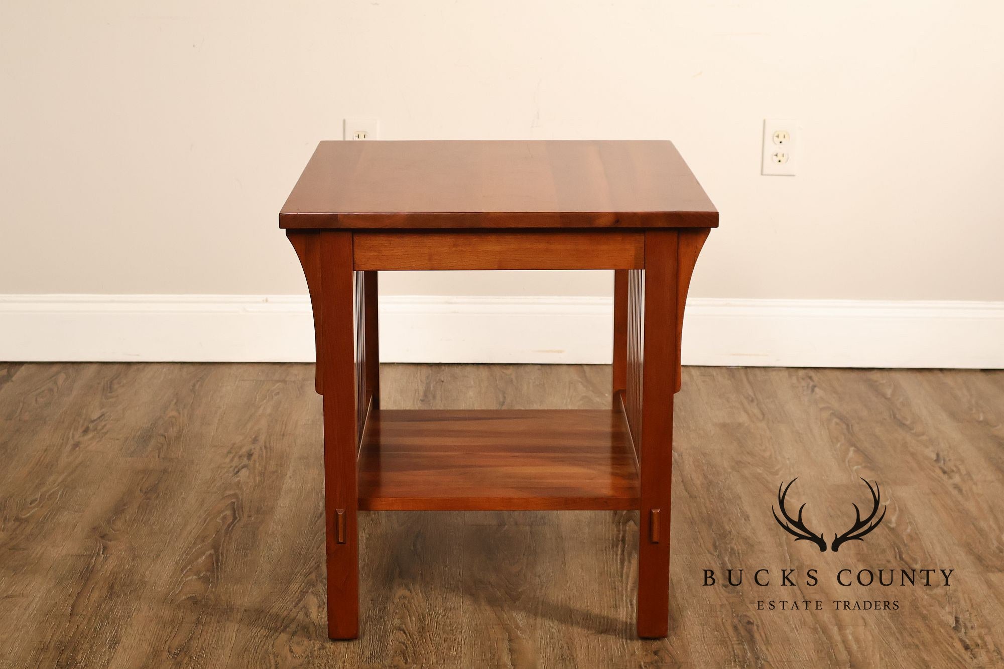 Stickley Mission Collection Pair Of Cherry End Tables
