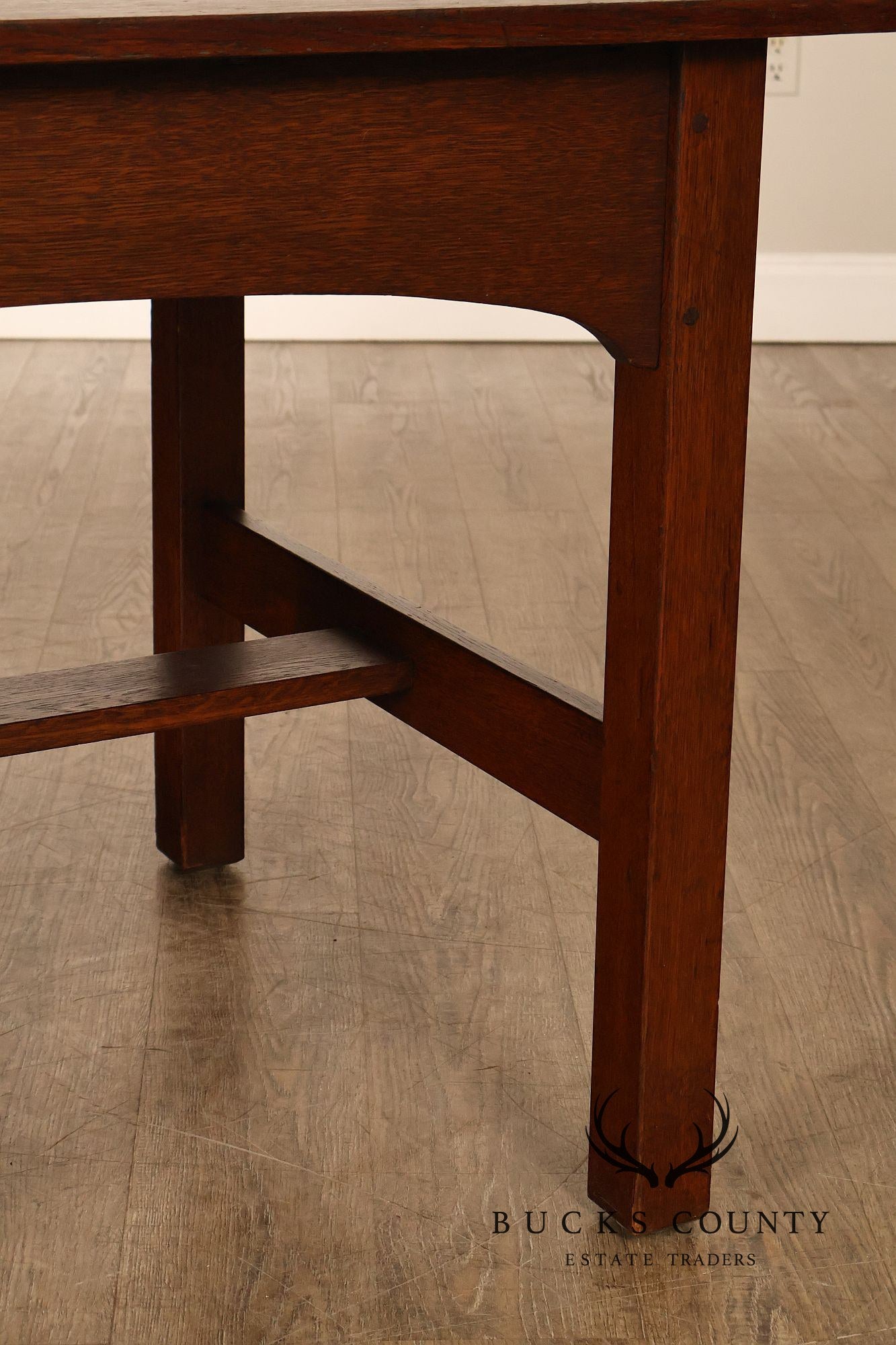 Antique L. & J.G. Stickley Mission Oak Library Table