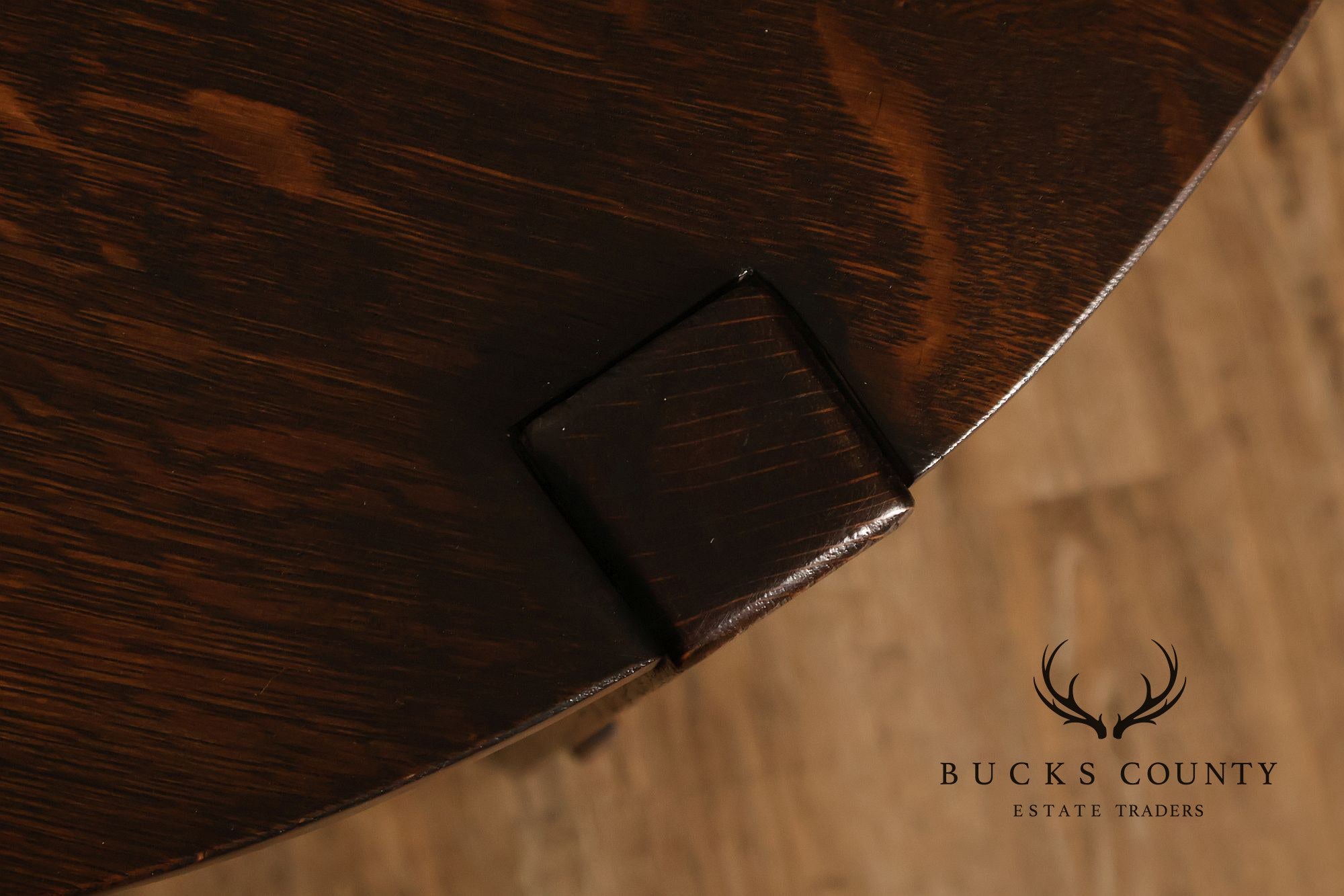 Early Gustav Stickley Mission Oak 26 Inch Round Table #439