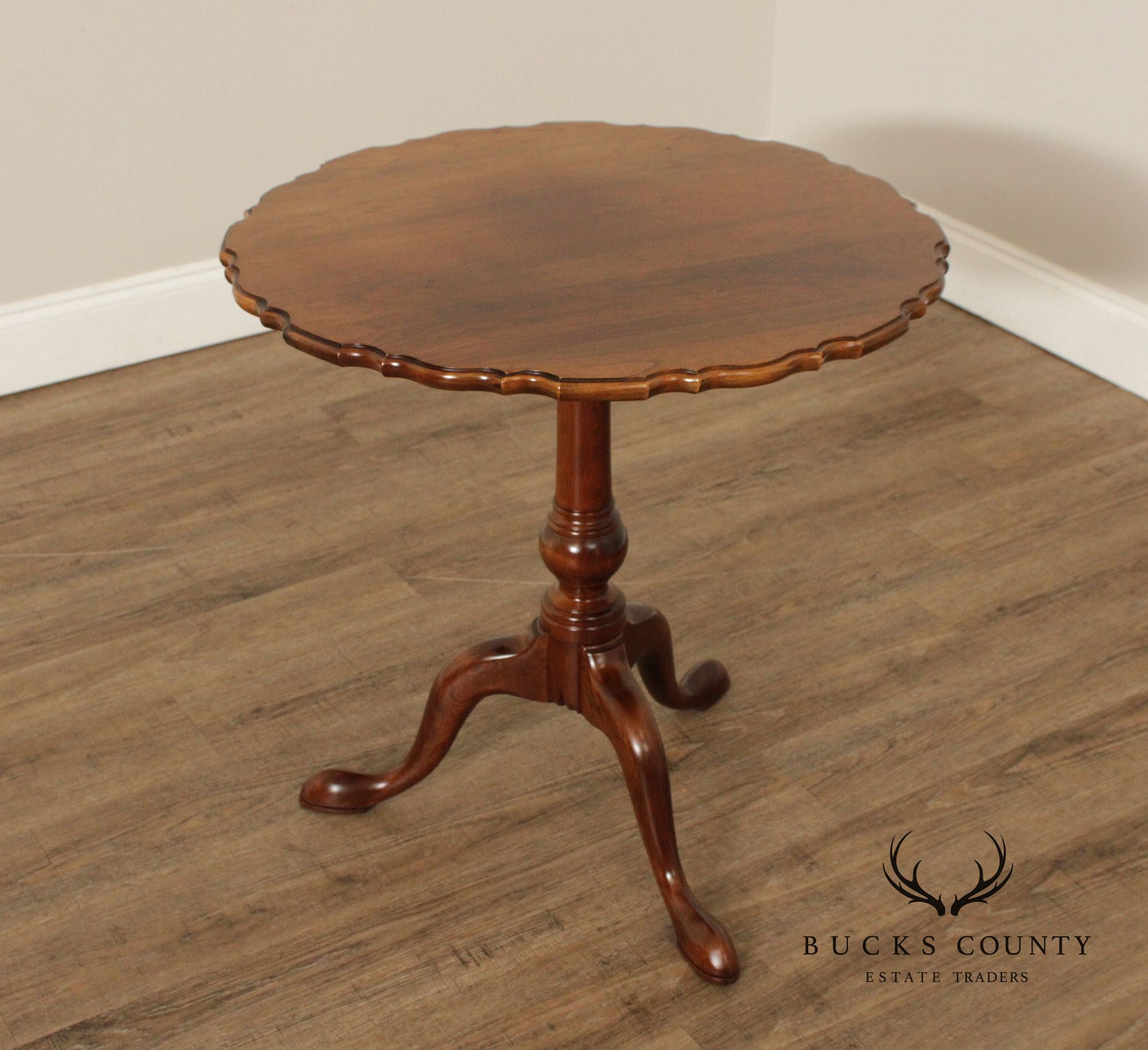 Stickley Cherry Pie Crust Tea Table