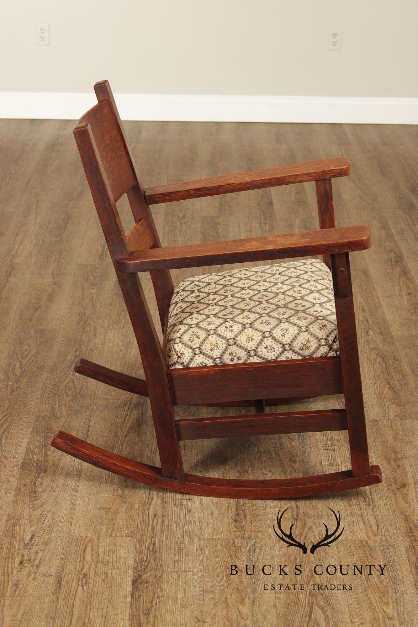 Antique Mission Oak Rocking Chair