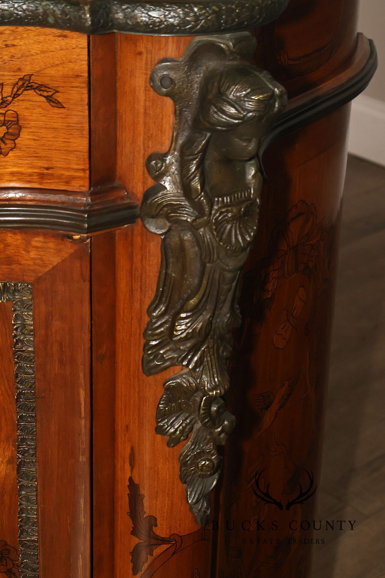 Italian Rococo RevivalLarge China Display China Cabinet