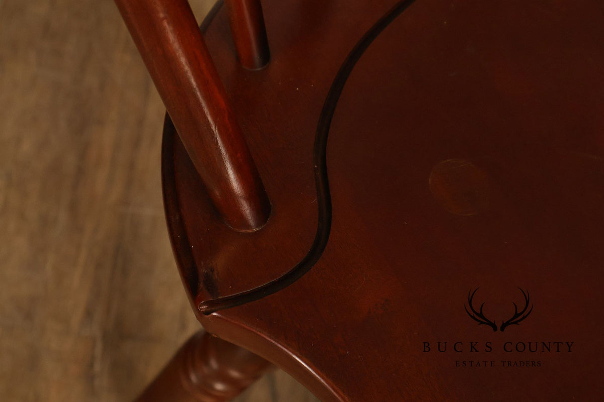 Frederick Duckloe & Bros Pair of Cherry Windsor Side Chairs
