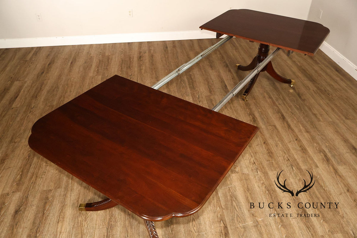 Statton Cherry Double Pedestal Dining Table