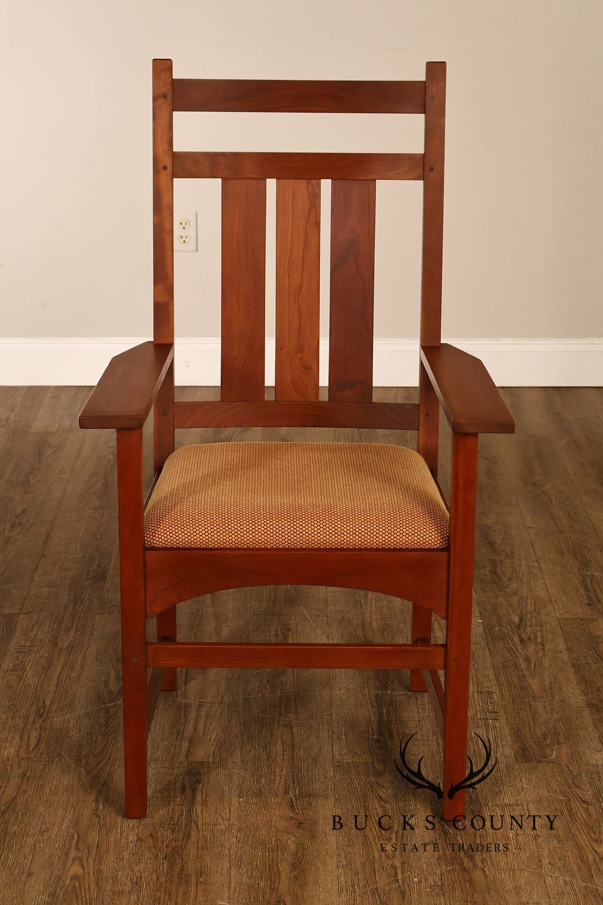 Stickley Harvey Ellis Arts And Crafts Cherry Dining Chairs Set Of Six