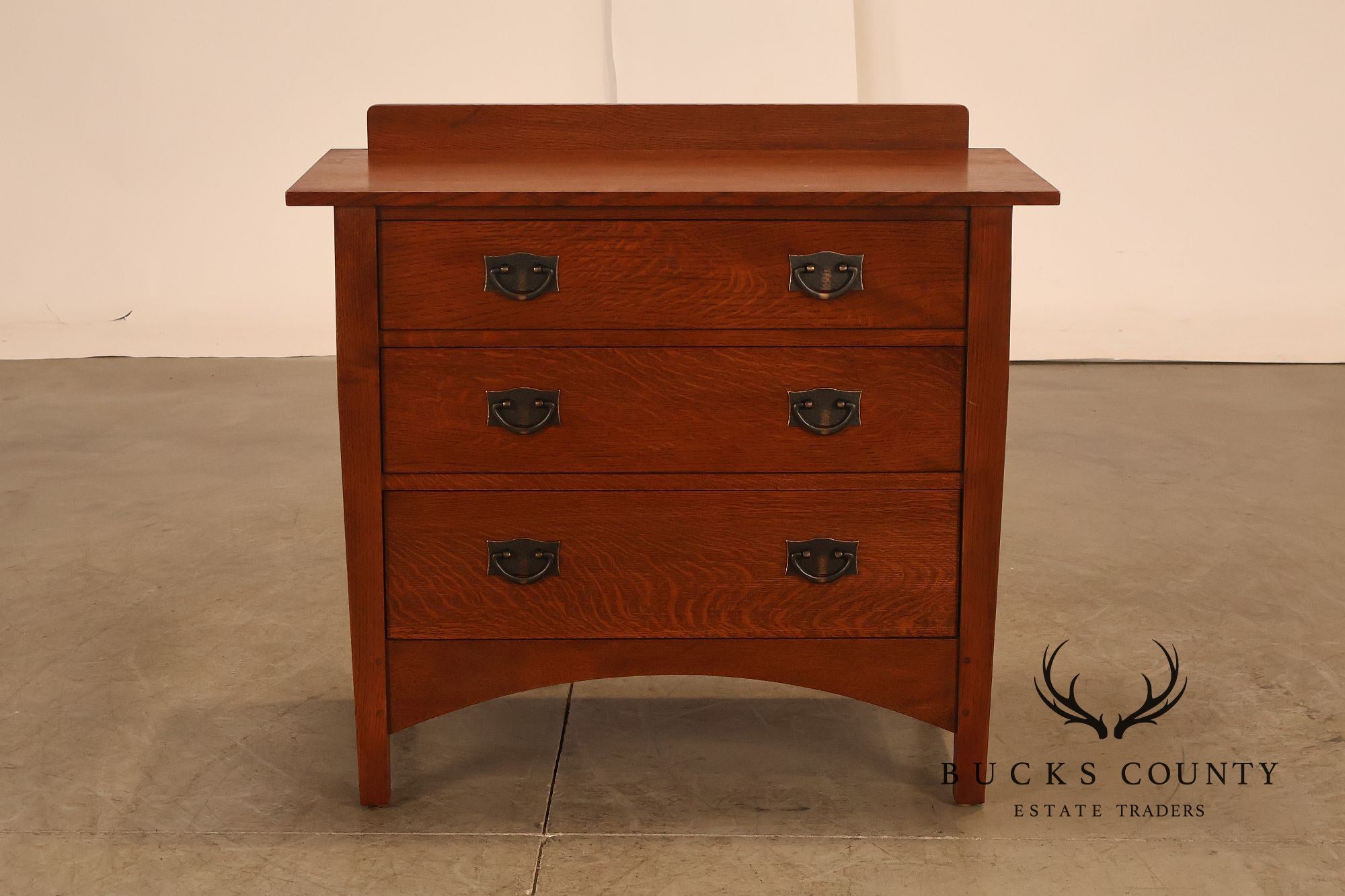 Stickley Mission Collection Oak Three-Drawer Chest