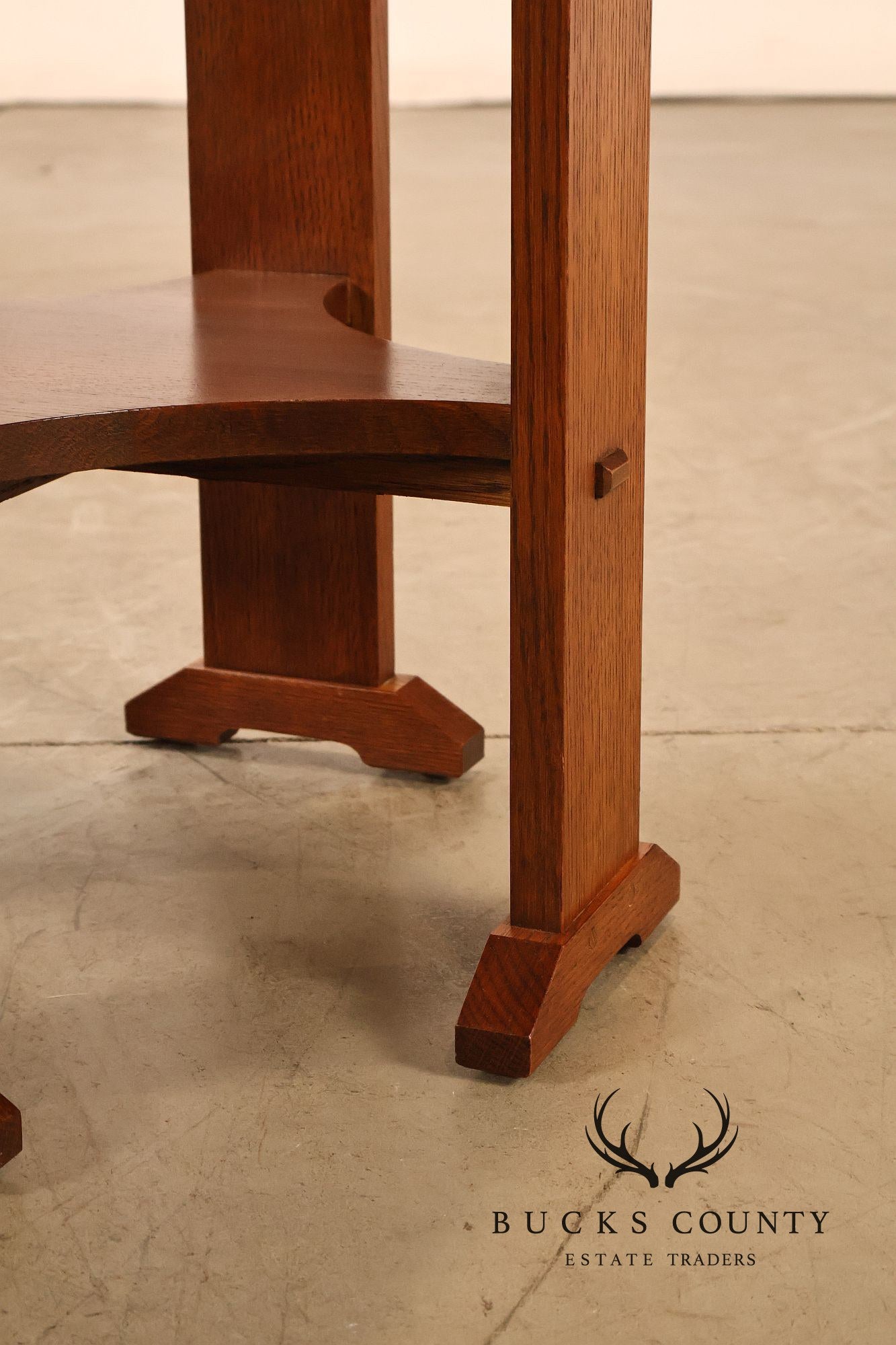 Stickley Mission Collection Oak Octagonal Table