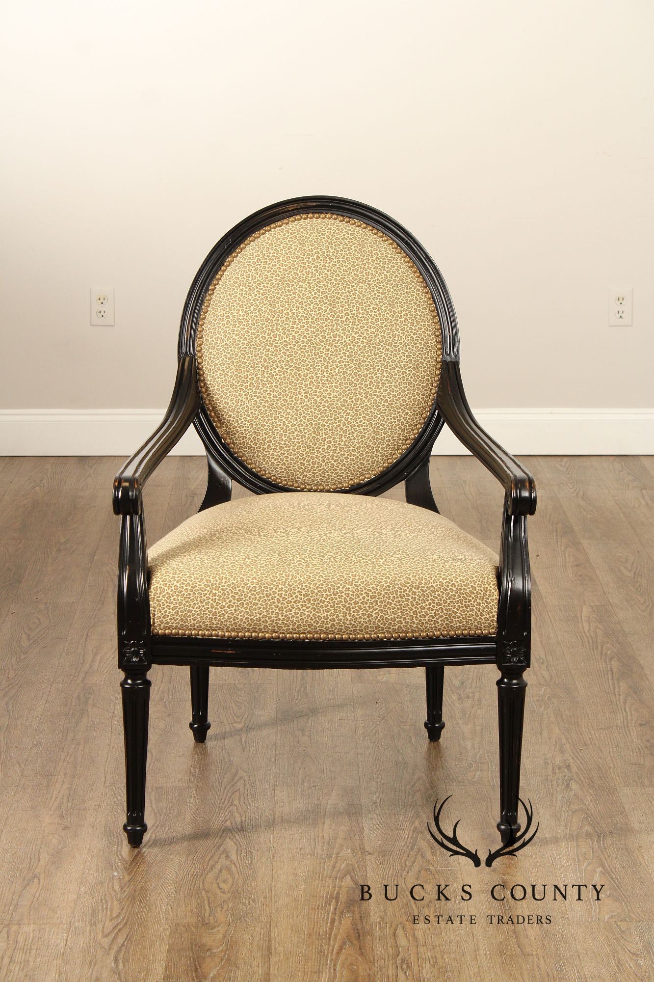 Flexsteel French Louis XVI Style Open Armchair Fauteuil