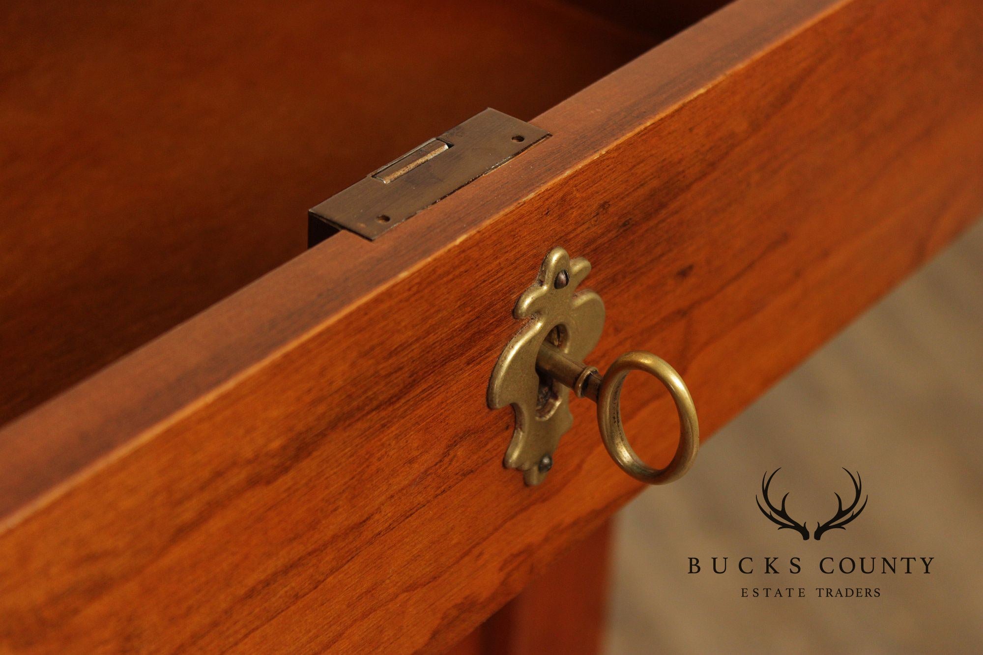 Italian Marble Top Fruitwood Lingerie Chest