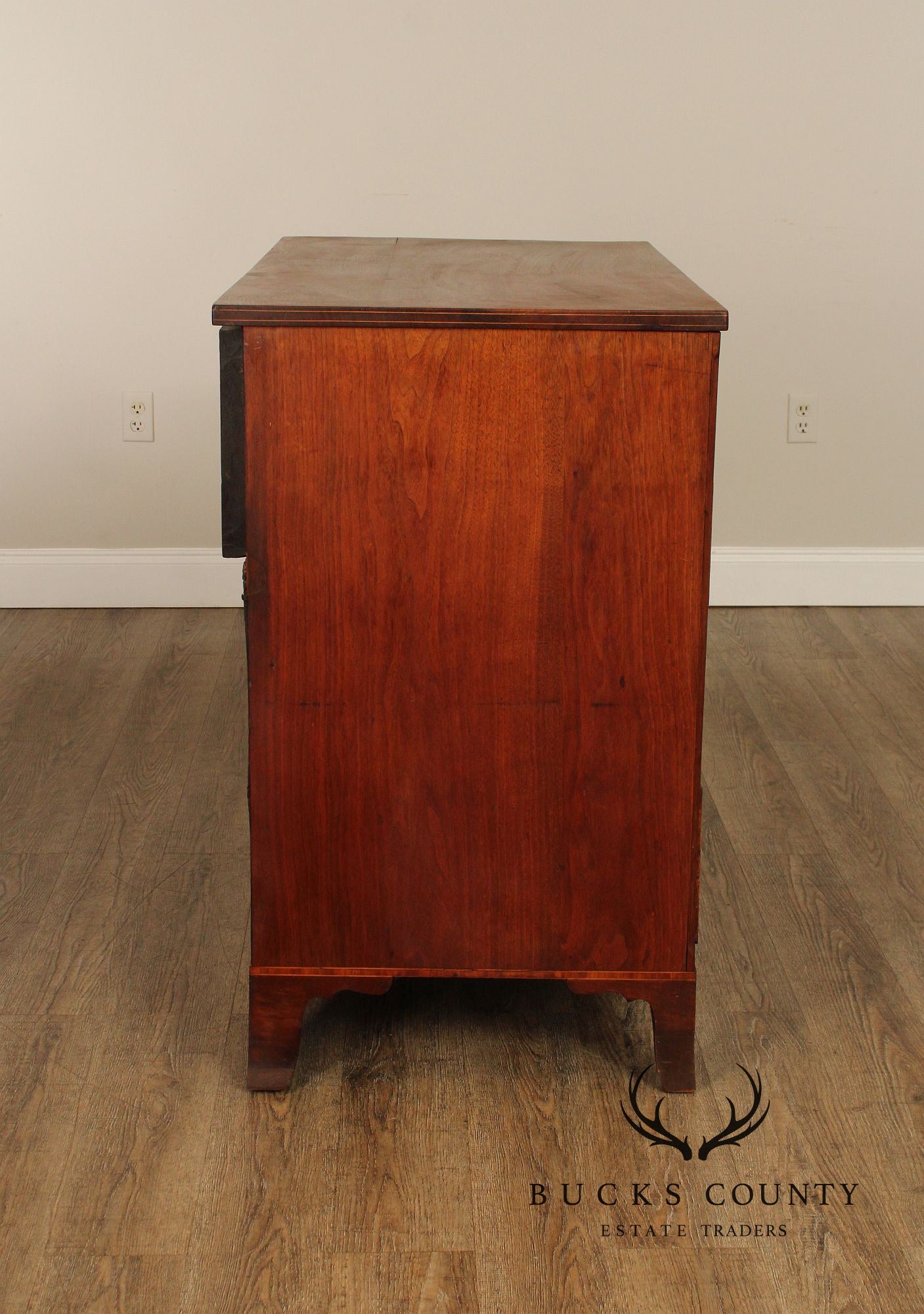 Antique Hepplewhite Walnut Four-Drawer Chest