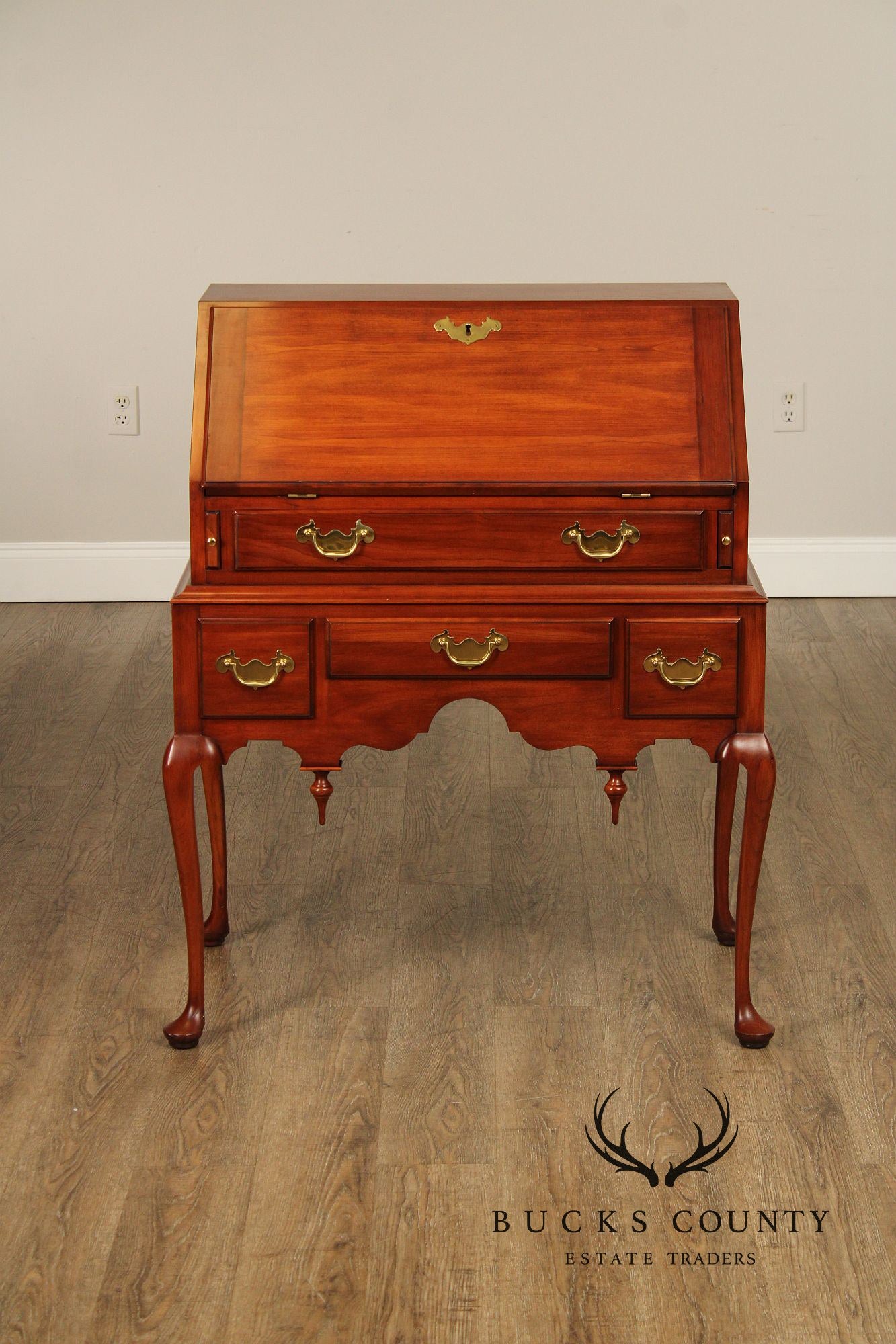 Henkel Harris SPNEA Cherry Slant Front Lady Astor Writing Desk