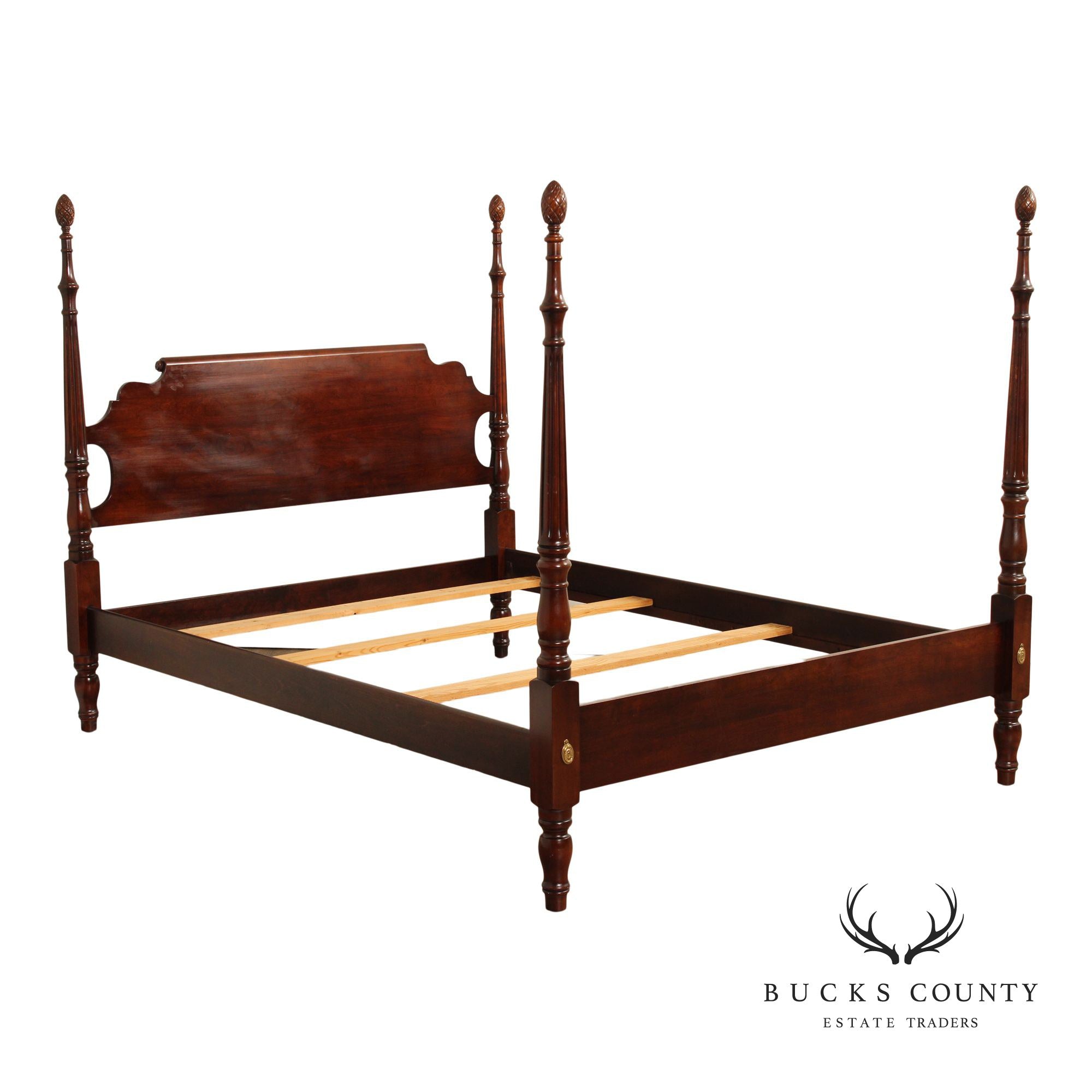 Statton Oldtowne Cherry Queen Poster Bed