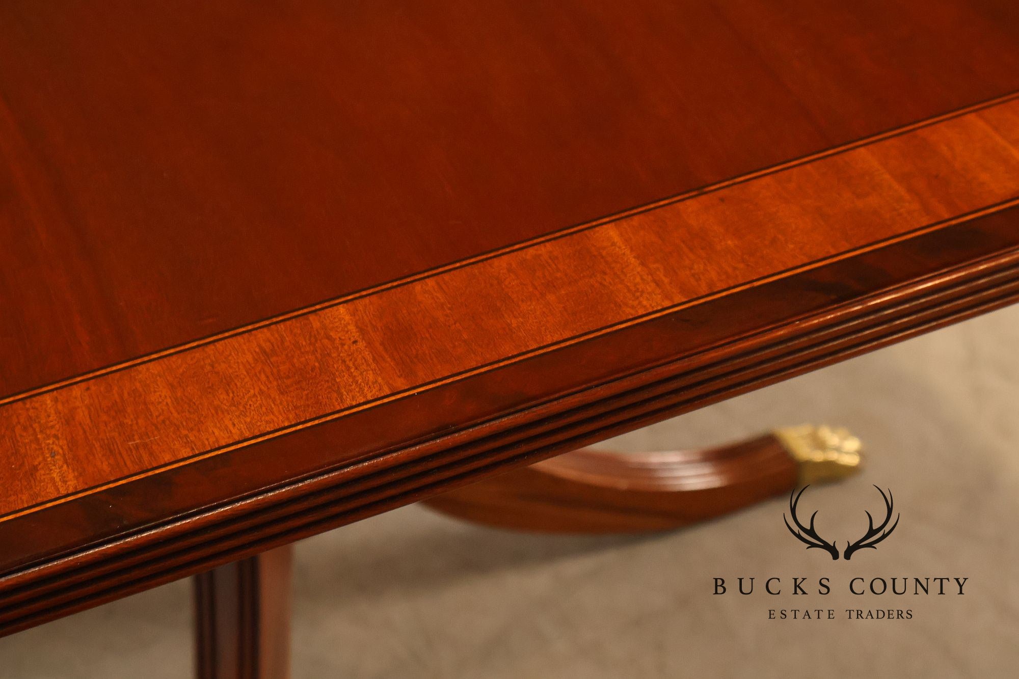 Ethan Allen '18th Century Mahogany' Collection Dining Table