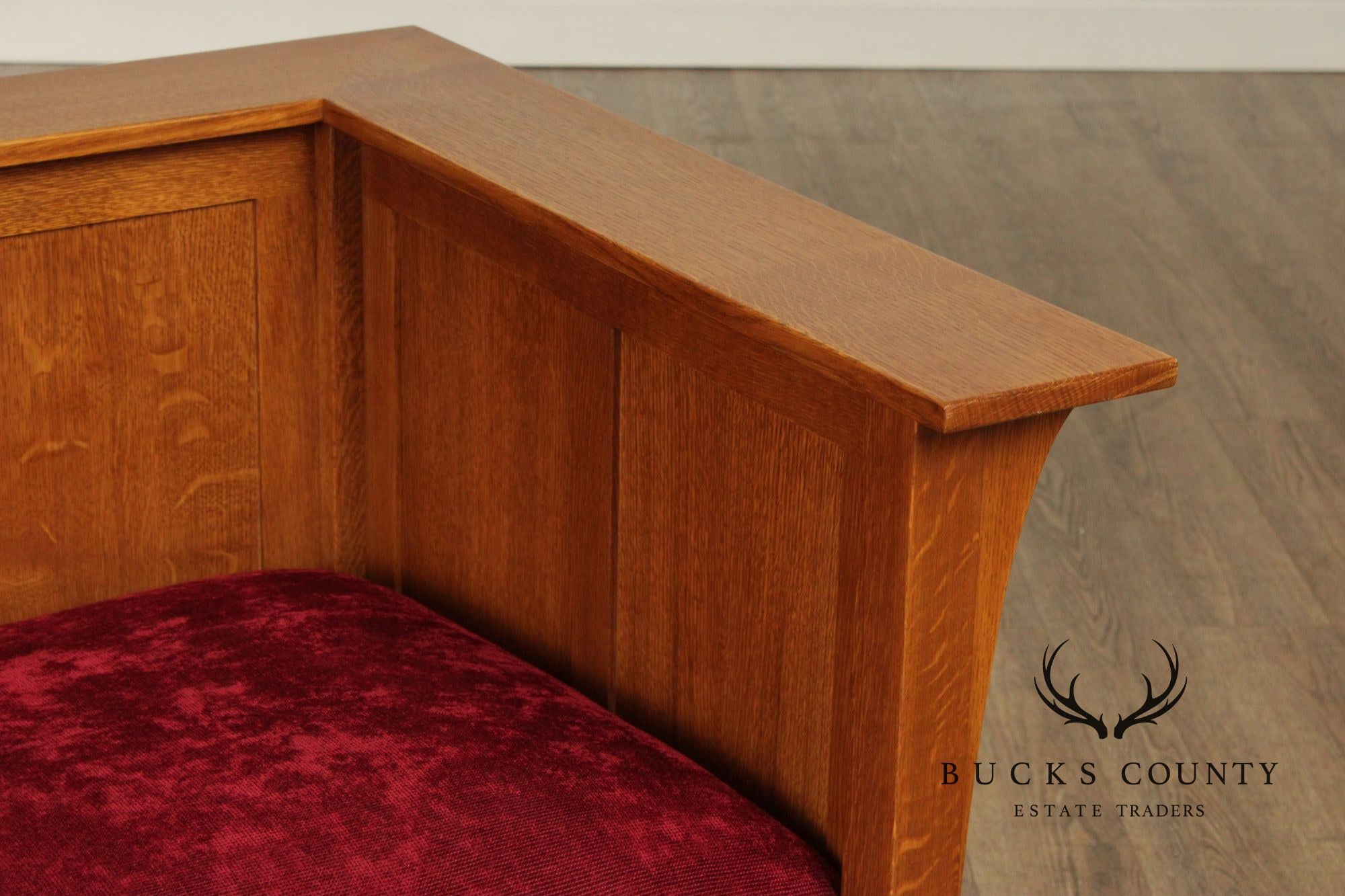 Stickley Mission Collection Oak Prairie Loveseat Sofa