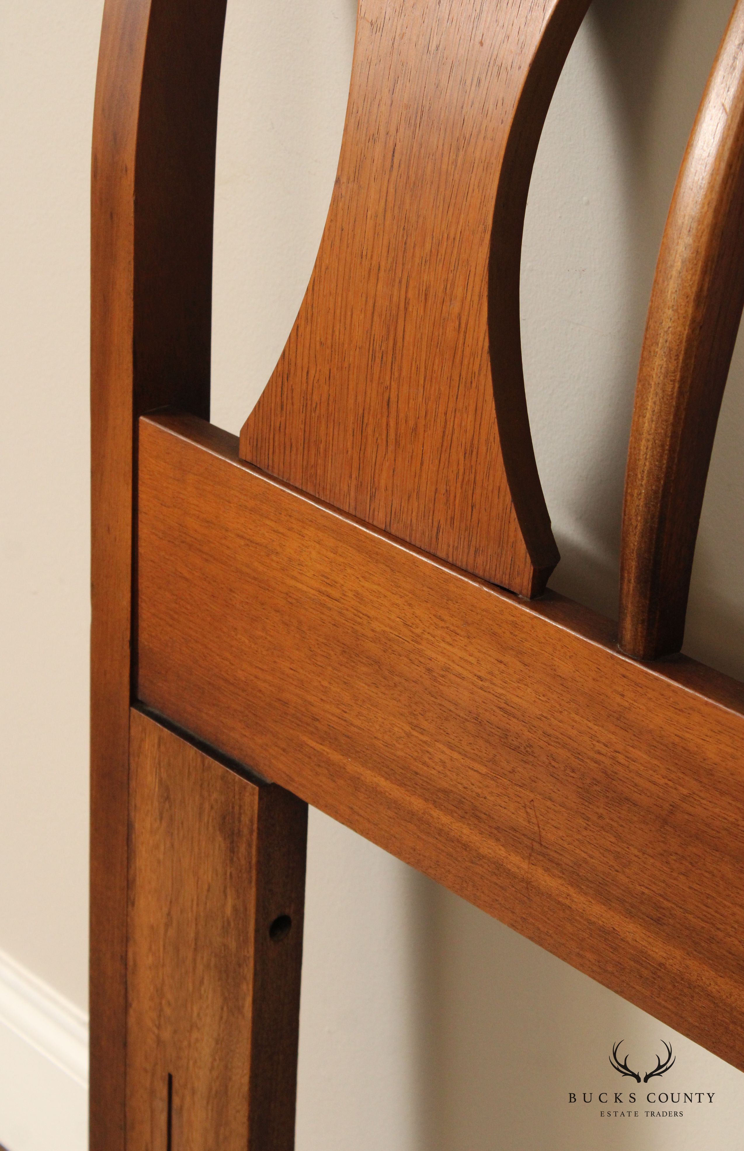 Kent Coffey 'Perspecta' Rosewood and Walnut Queen Headboard