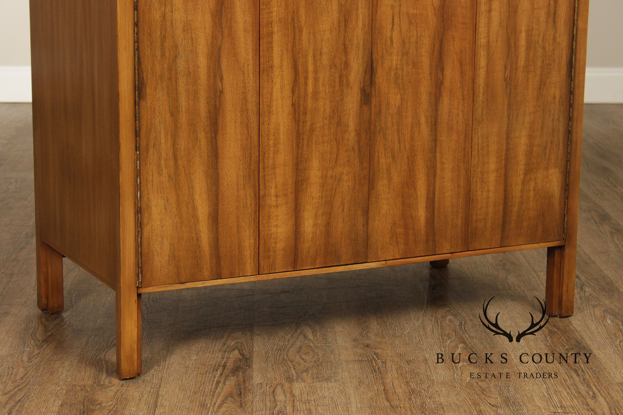 Widdicomb Mid-Century Modern Walnut & Burl Gentleman’s Chest