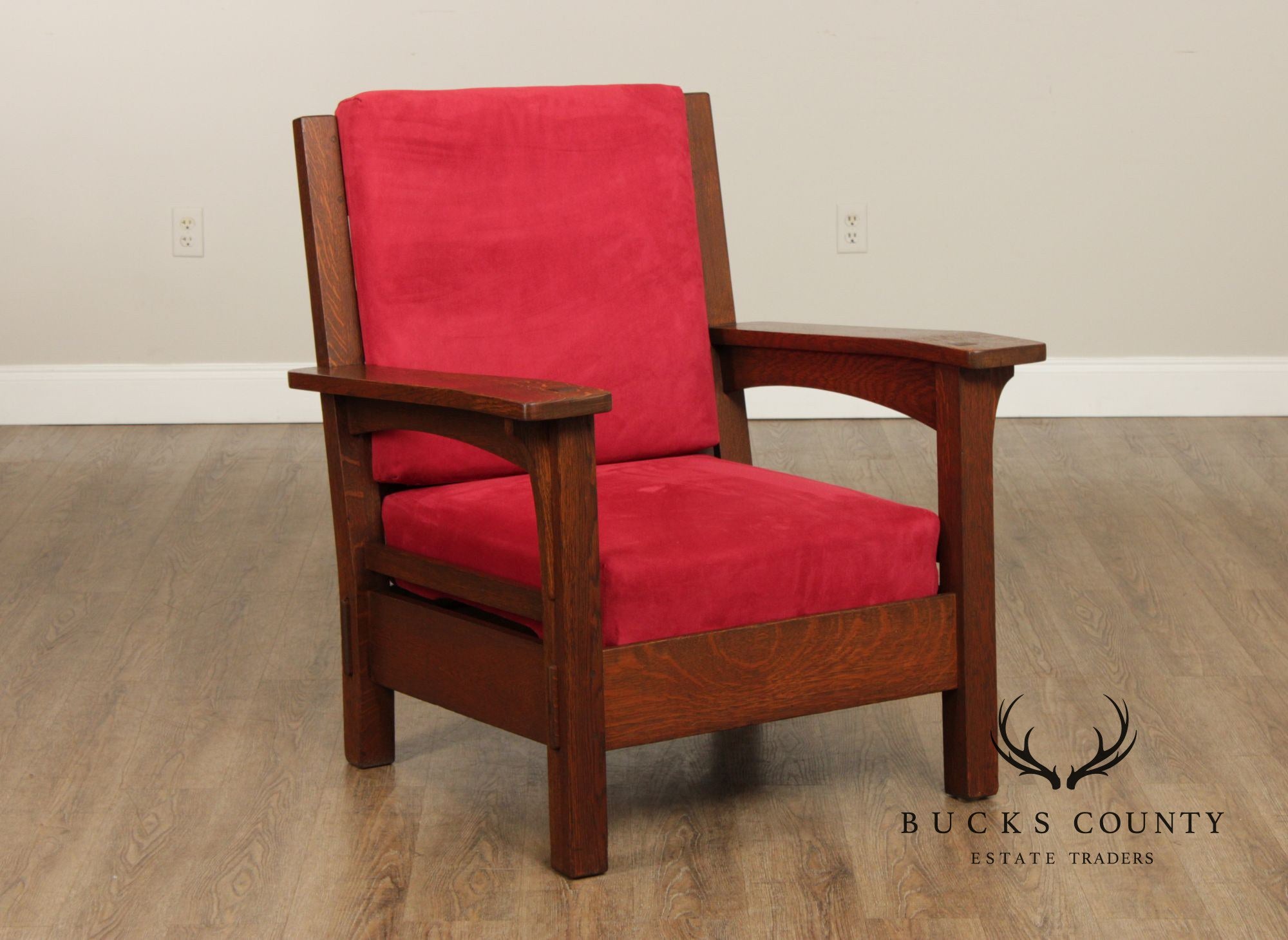 Charles Stickley Antique Mission Oak Armchair