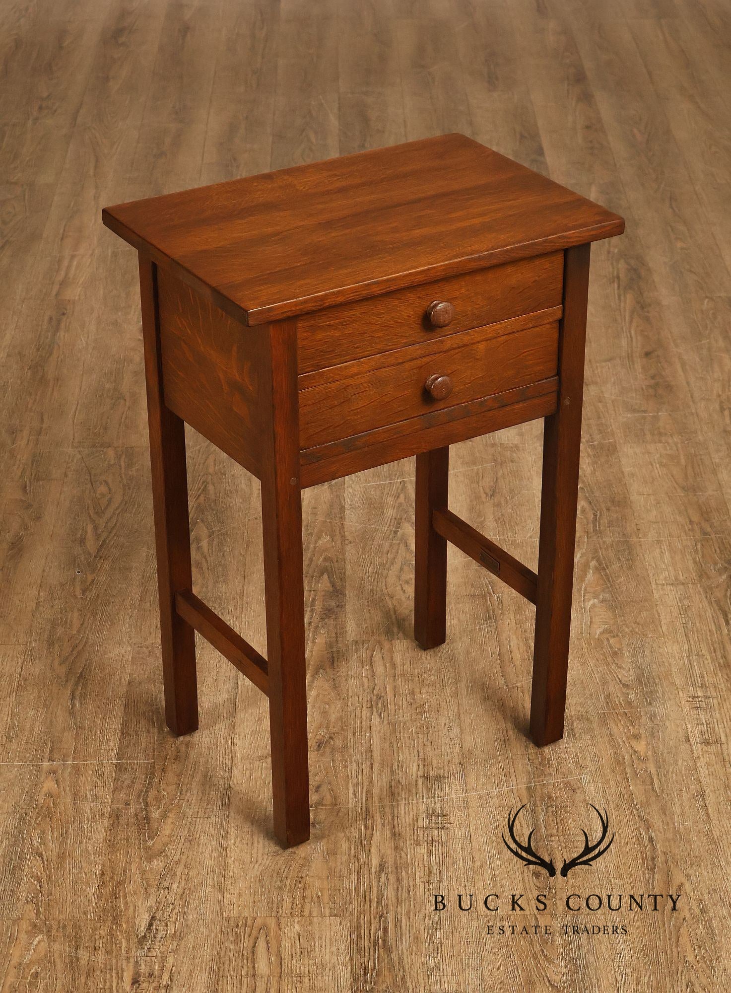 L & JG Stickley Antique Mission Oak Nightstand #642