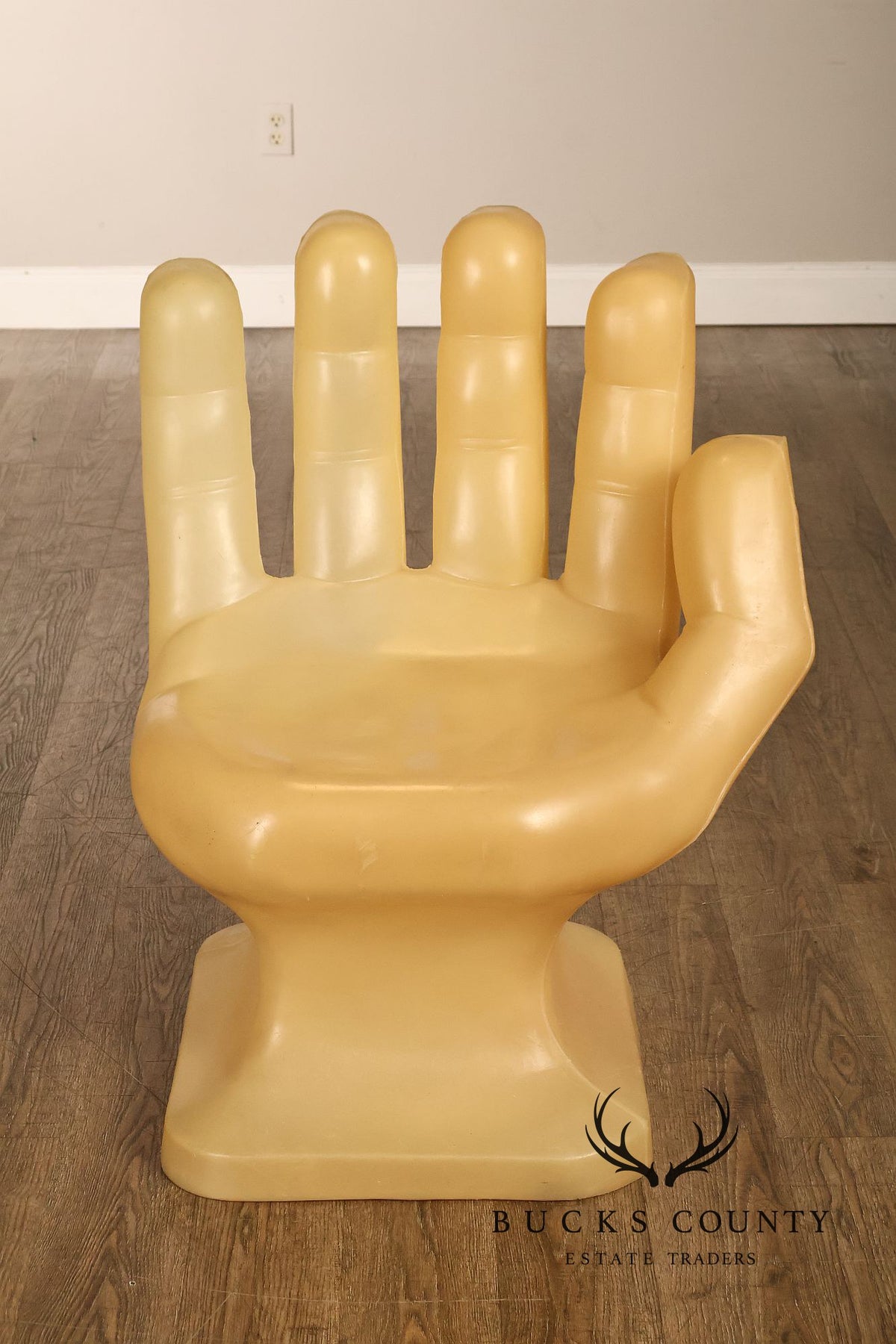 Vintage Molded Plastic Right Hand Chair