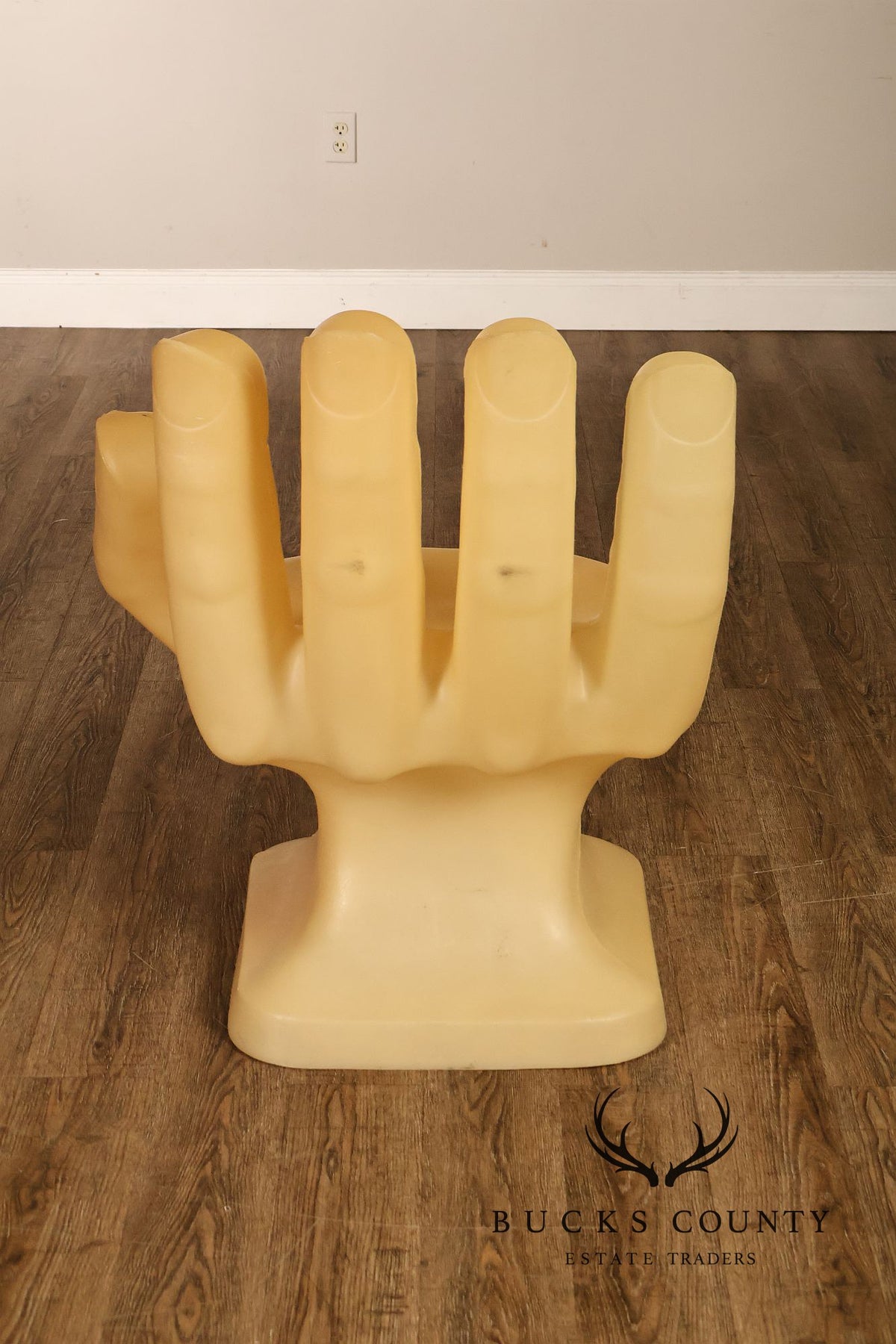 Vintage Molded Plastic Right Hand Chair