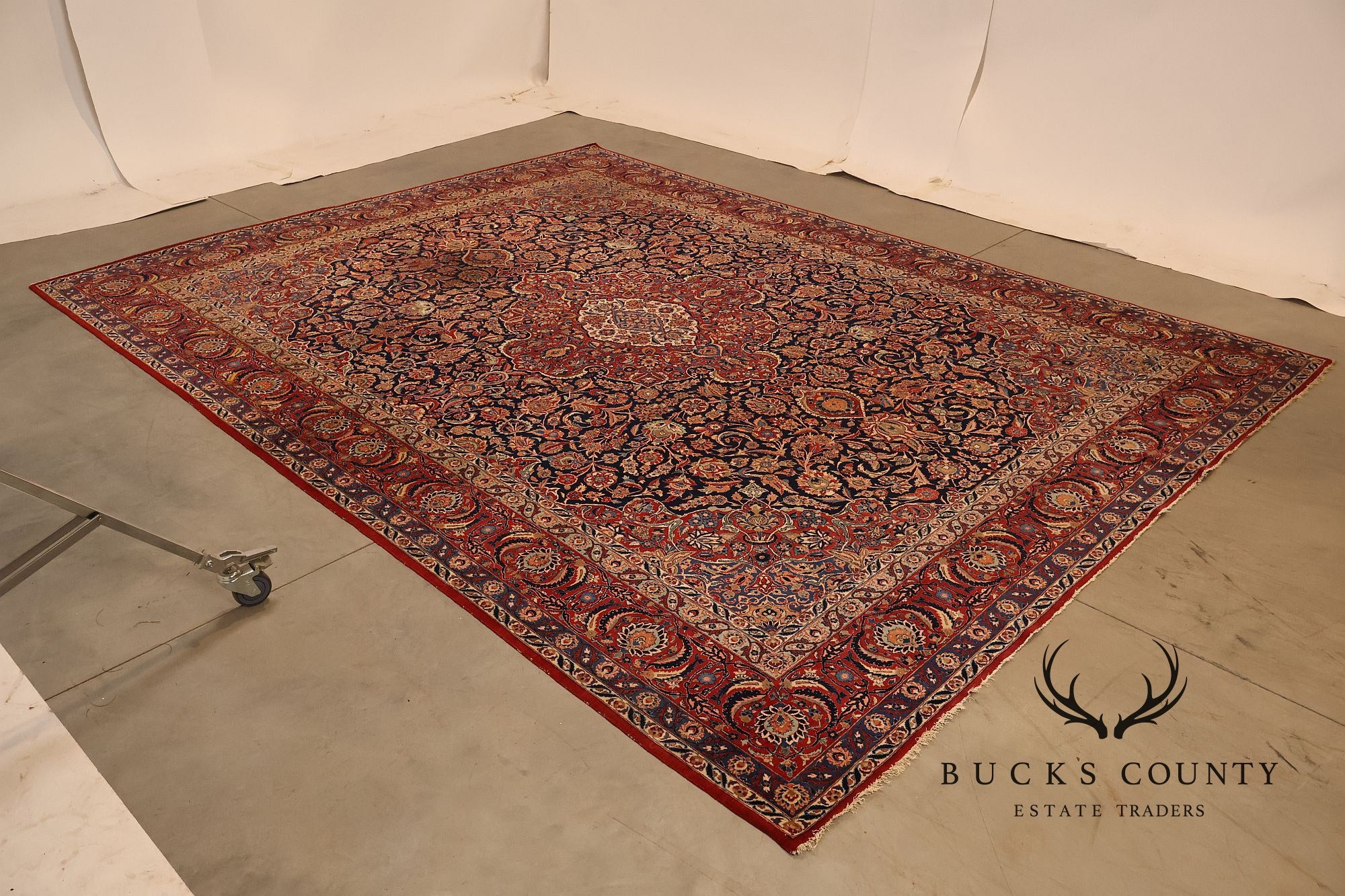 Large Hand Tied Traditional Persian Style Area Rug