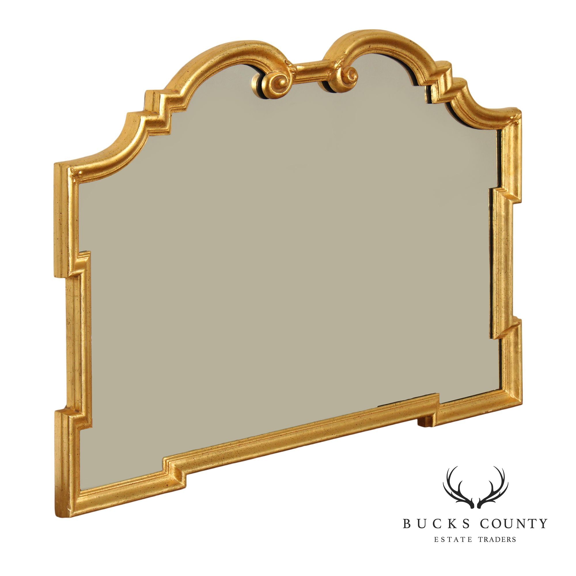 LaBarge Neoclassical Style Giltwood Wall or Mantel Mirror