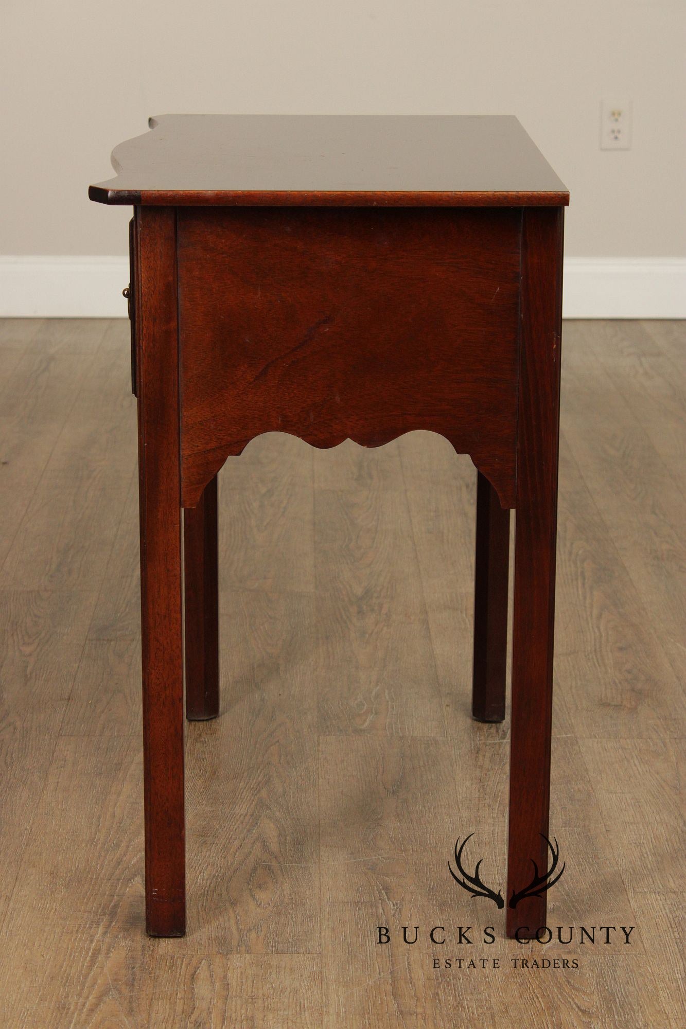 Chippendale Style Mahogany Lowboy Side Table Console