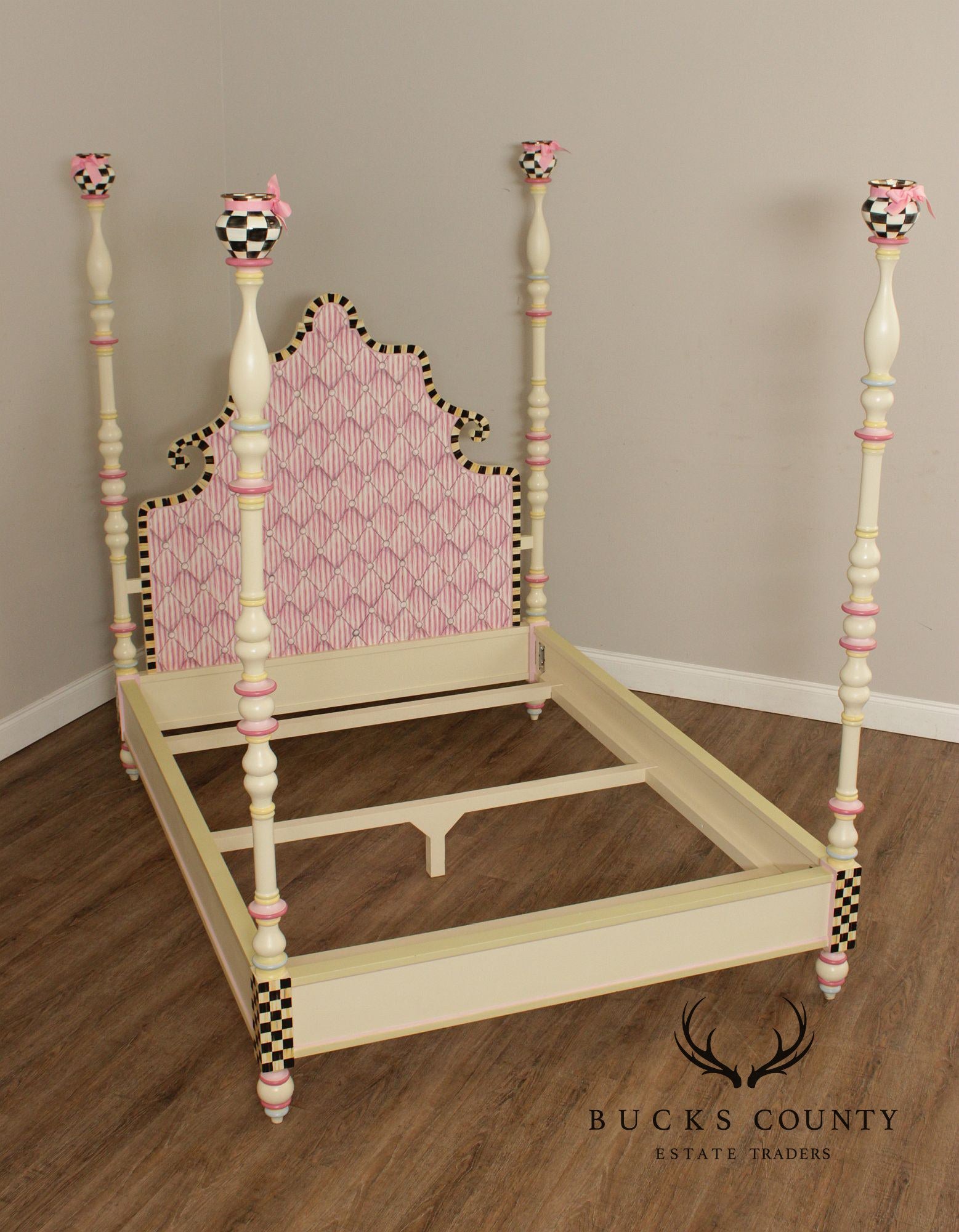 Mackenzie Childs 'Rosie Sweet' Full-Size Poster Bed