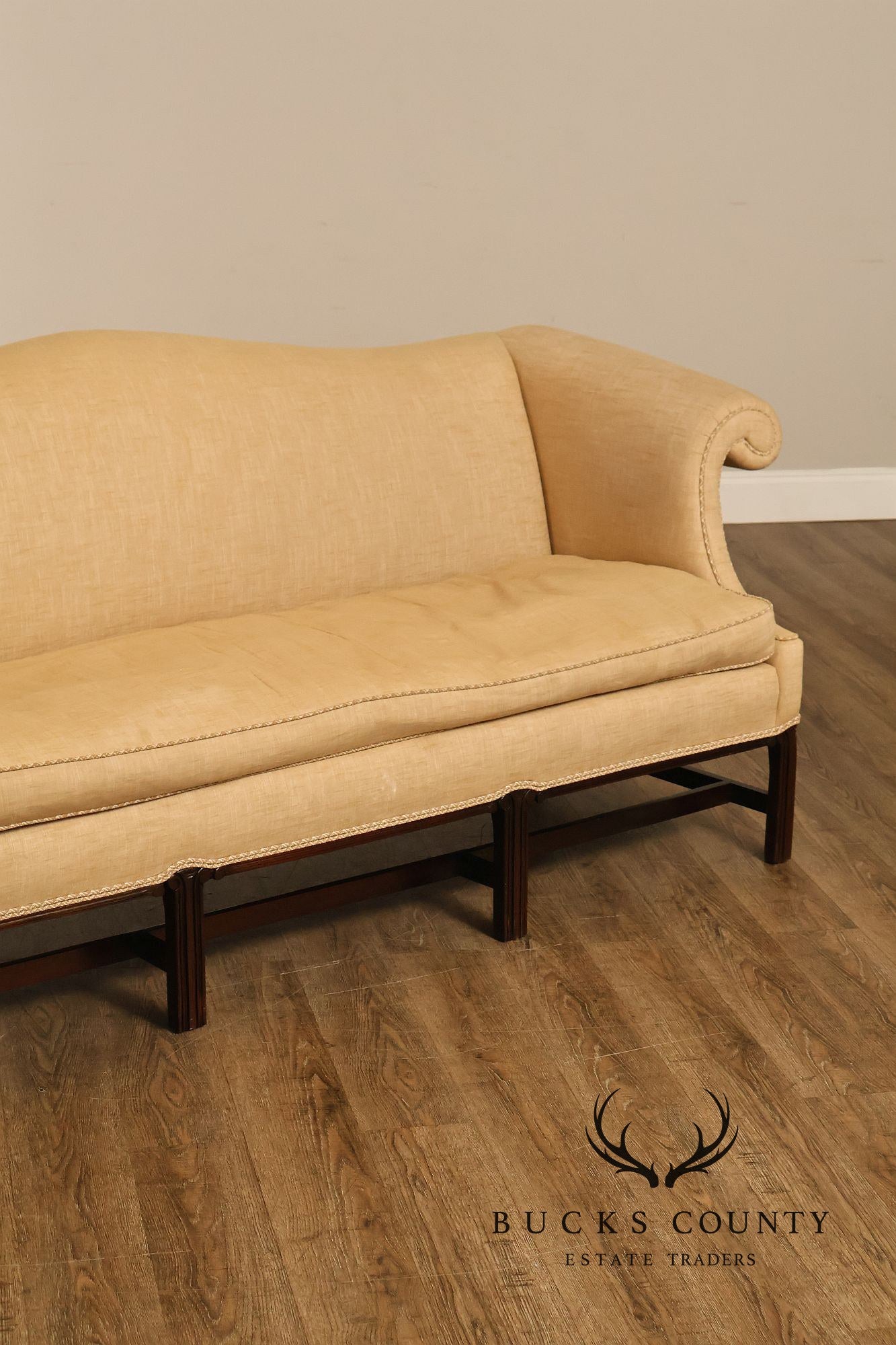 Hickory Chair Chippendale Style Camelback Sofa