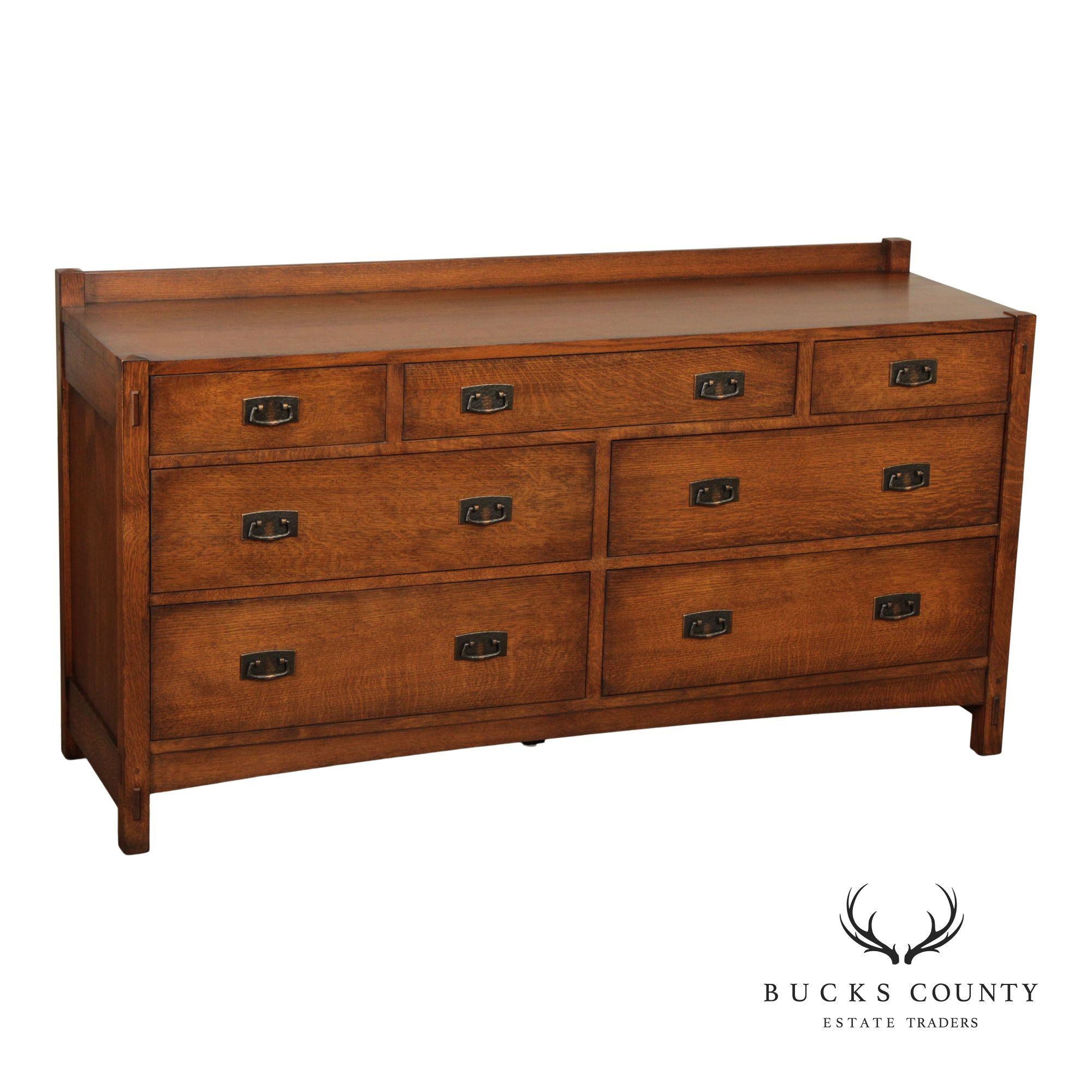 Stickley Mission Collection Oak Triple Dresser