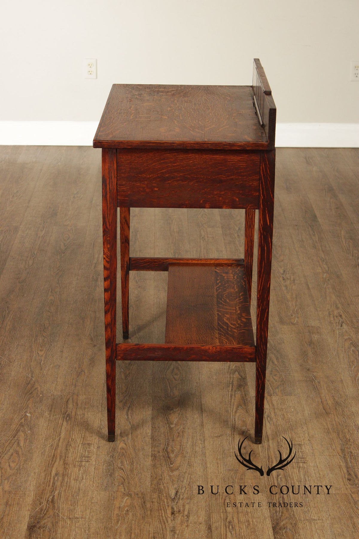Lifetime Furniture Edwardian Oak Server With Drawer And Lower Shelf
