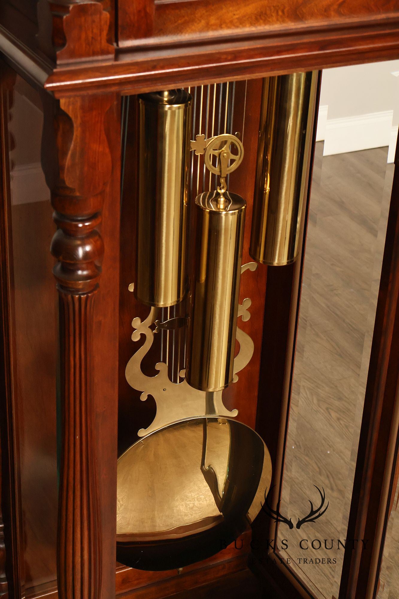Ridgeway Traditional Cherry Grandfather Clock