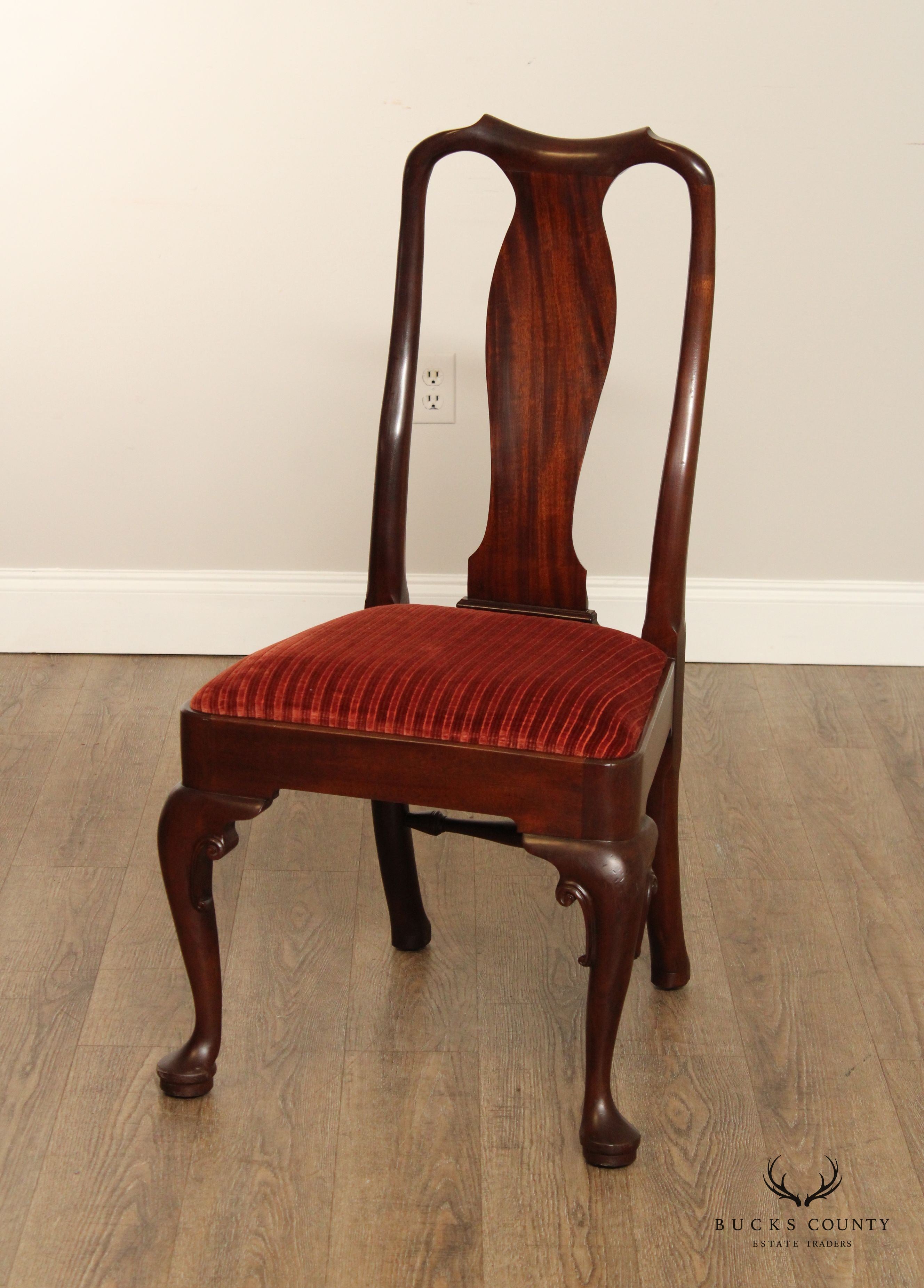 Stickley Colonial Willamsburg Set of Ten Mahogany Dining Chairs