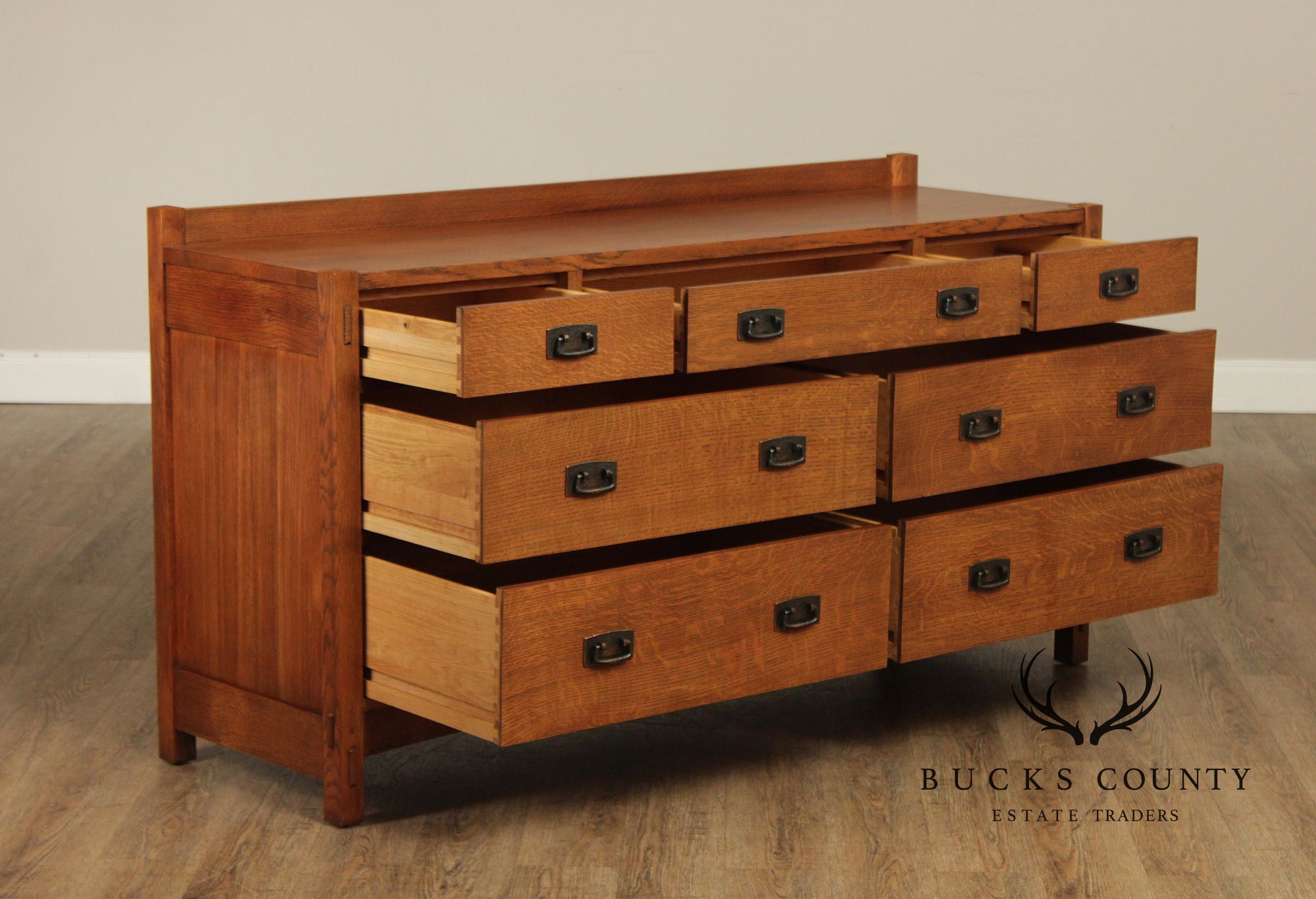 Stickley Mission Collection Oak Triple Dresser