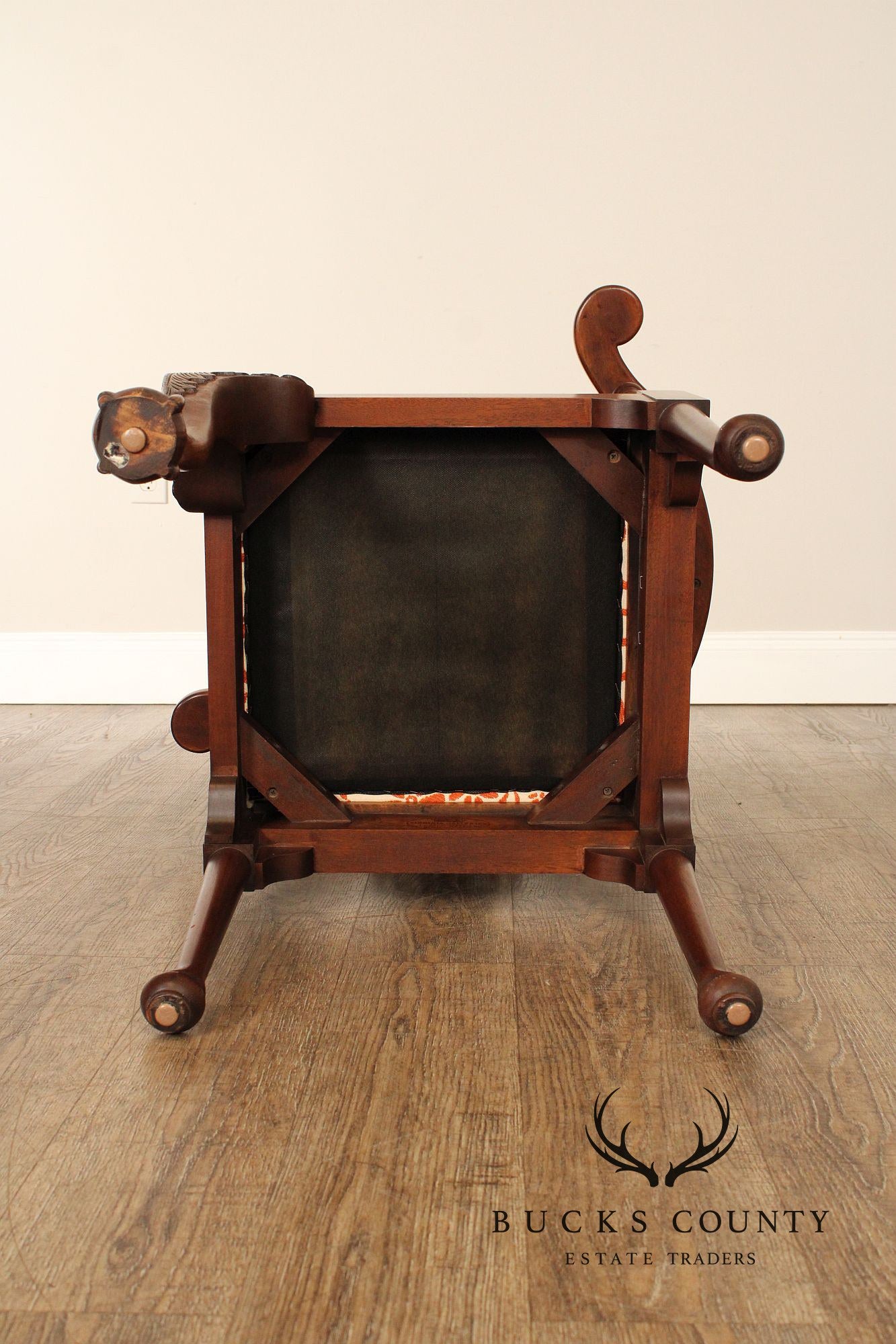 Henkel Harris 'SPNEA' Chippendale Style Mahogany Corner Chair