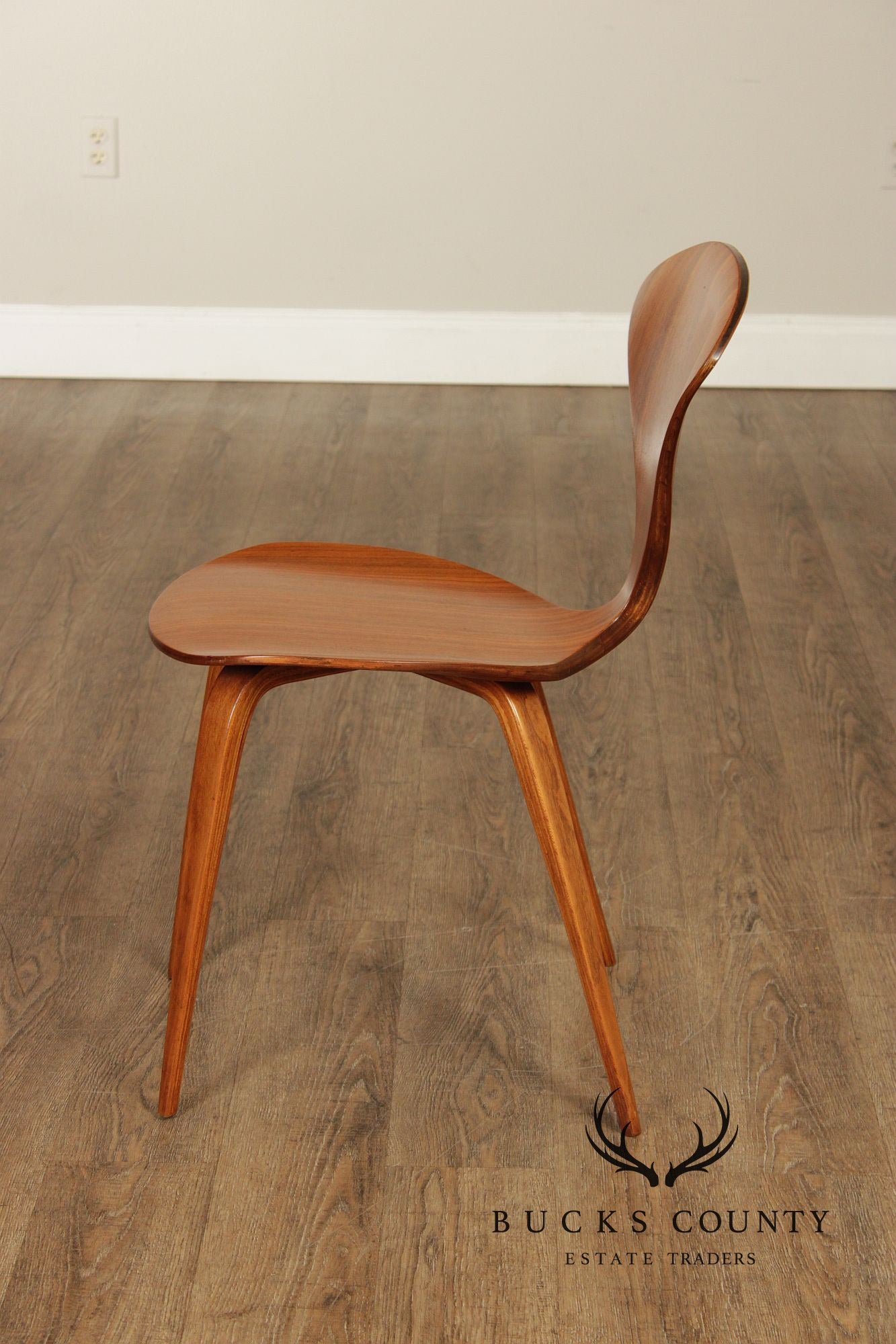 Norman Cherner Mid Century Modern Set of Five Hourglass Side Chairs