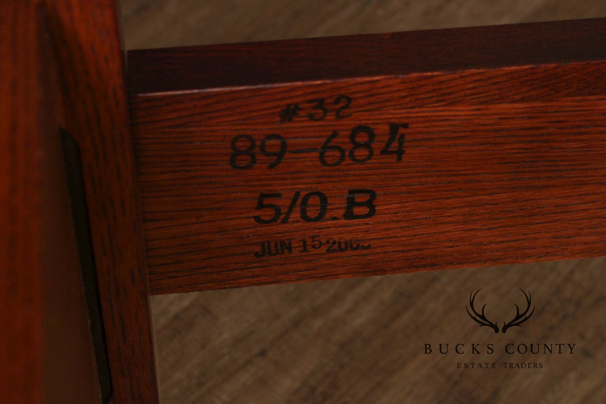 Stickley Mission Collection Queen Size Oak Prairie Spindle Bed