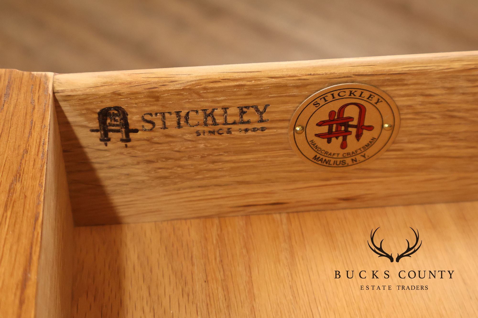 Stickley Mission Collection Oak Executive Desk